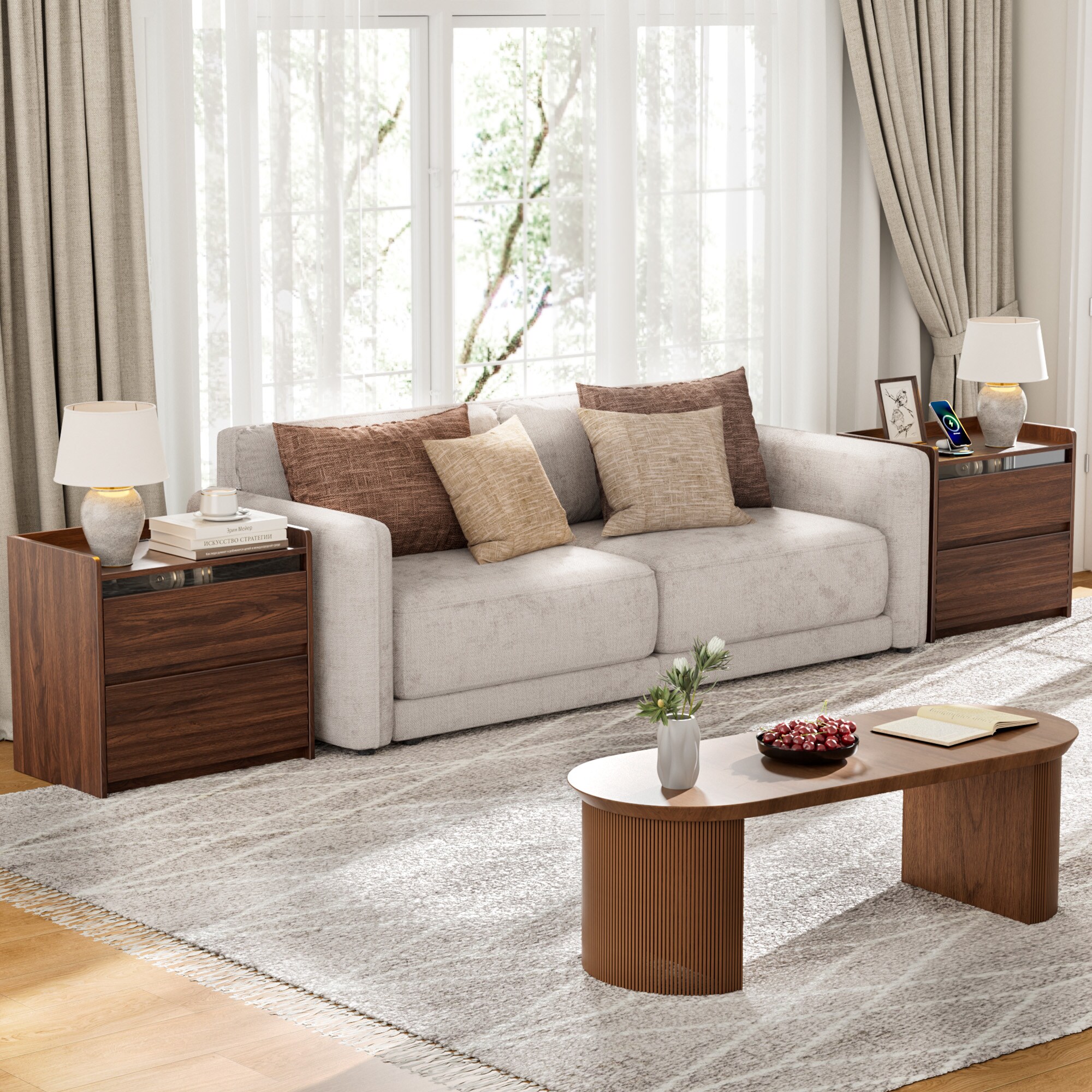 Furologee ET-035-CL-2D-1-AW nightstands - View #10