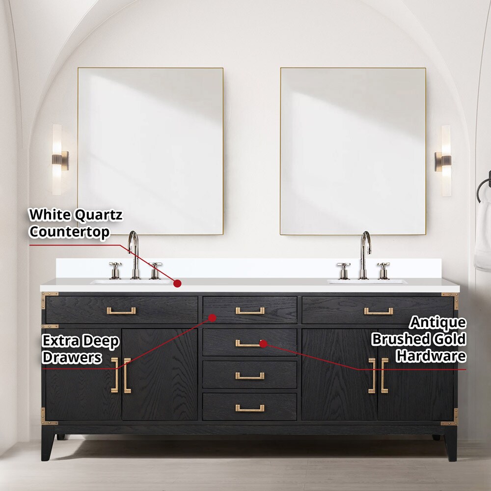 Lexora LVW80DJ201 Bath-Vanity-Combo - View #7