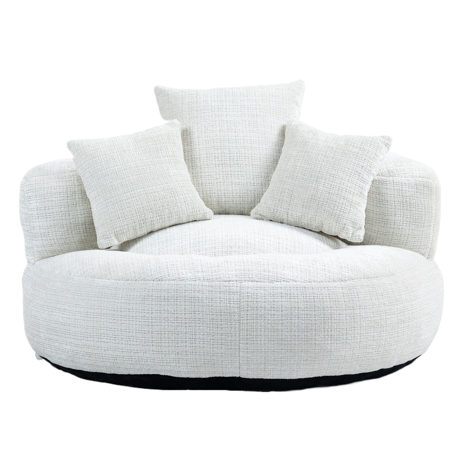 Bybafun YC5200066 Beige Bean Bag Chair