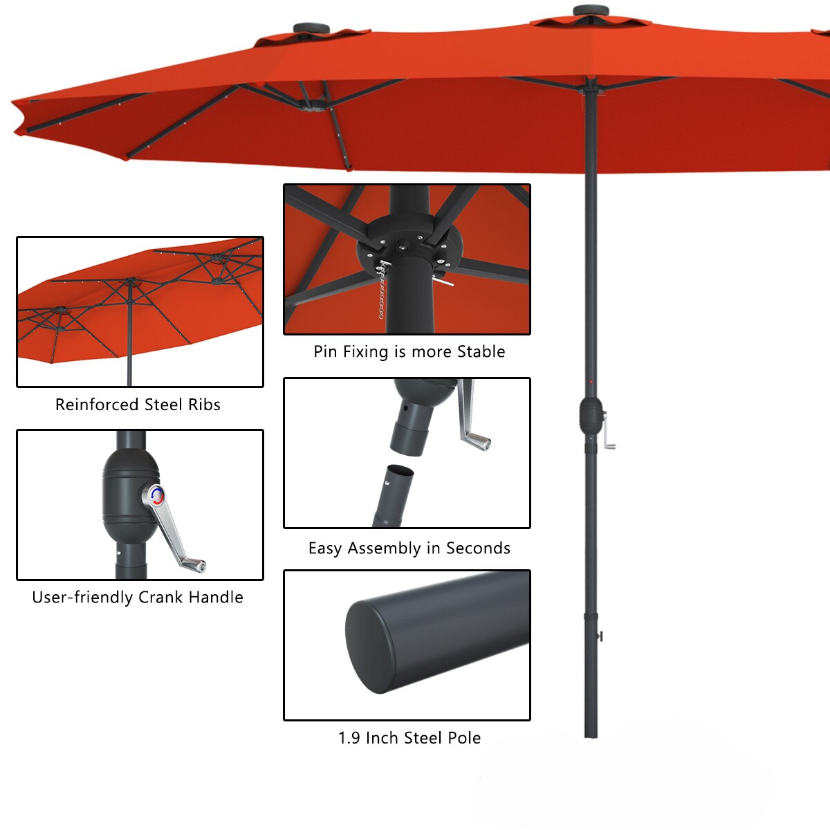 LIVIZA DOJ70784OR Umbrellas-2 - View #6