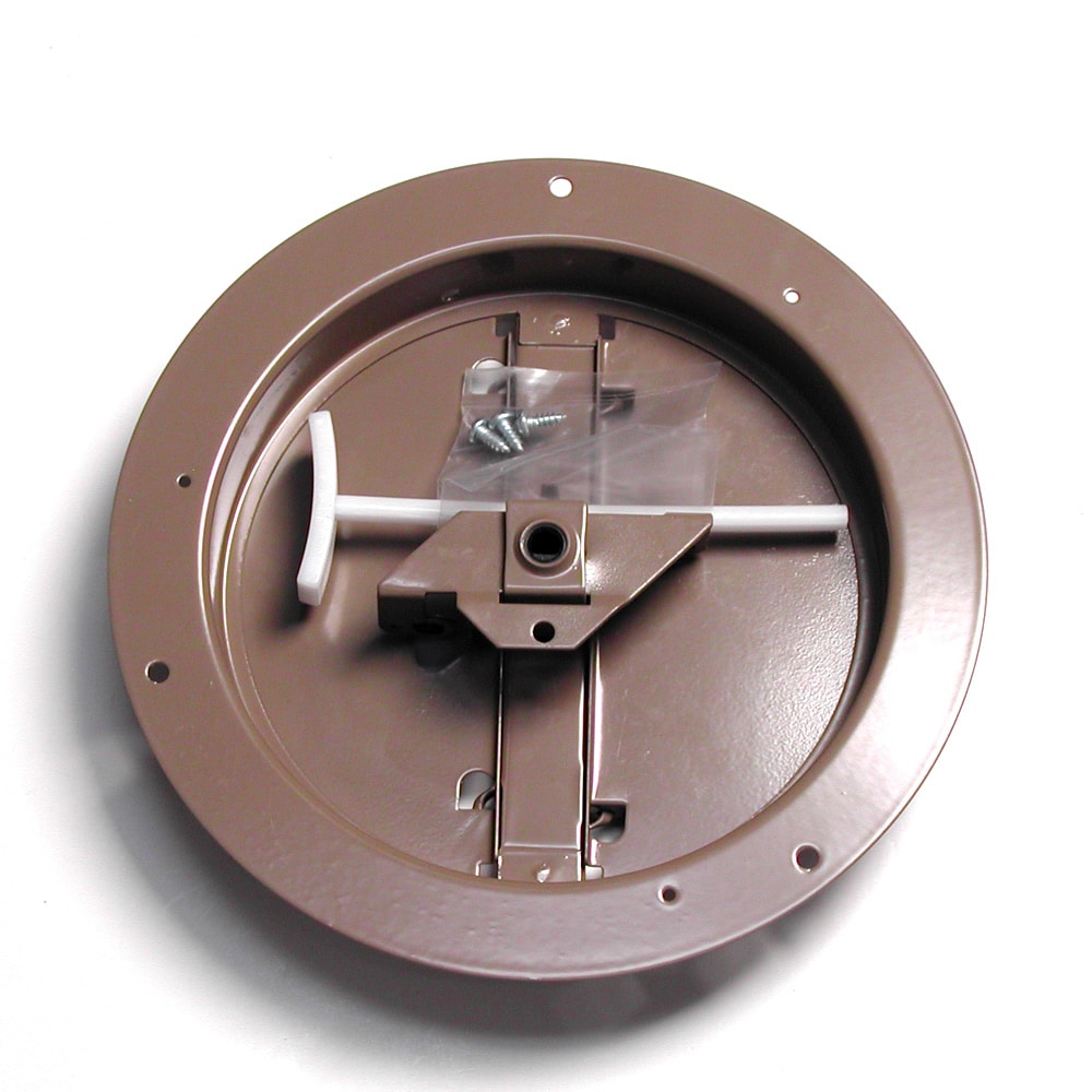  ABCDBRD08 3.79-in x 3.79-in Step-down Steel Ceiling Diffuser in Brown