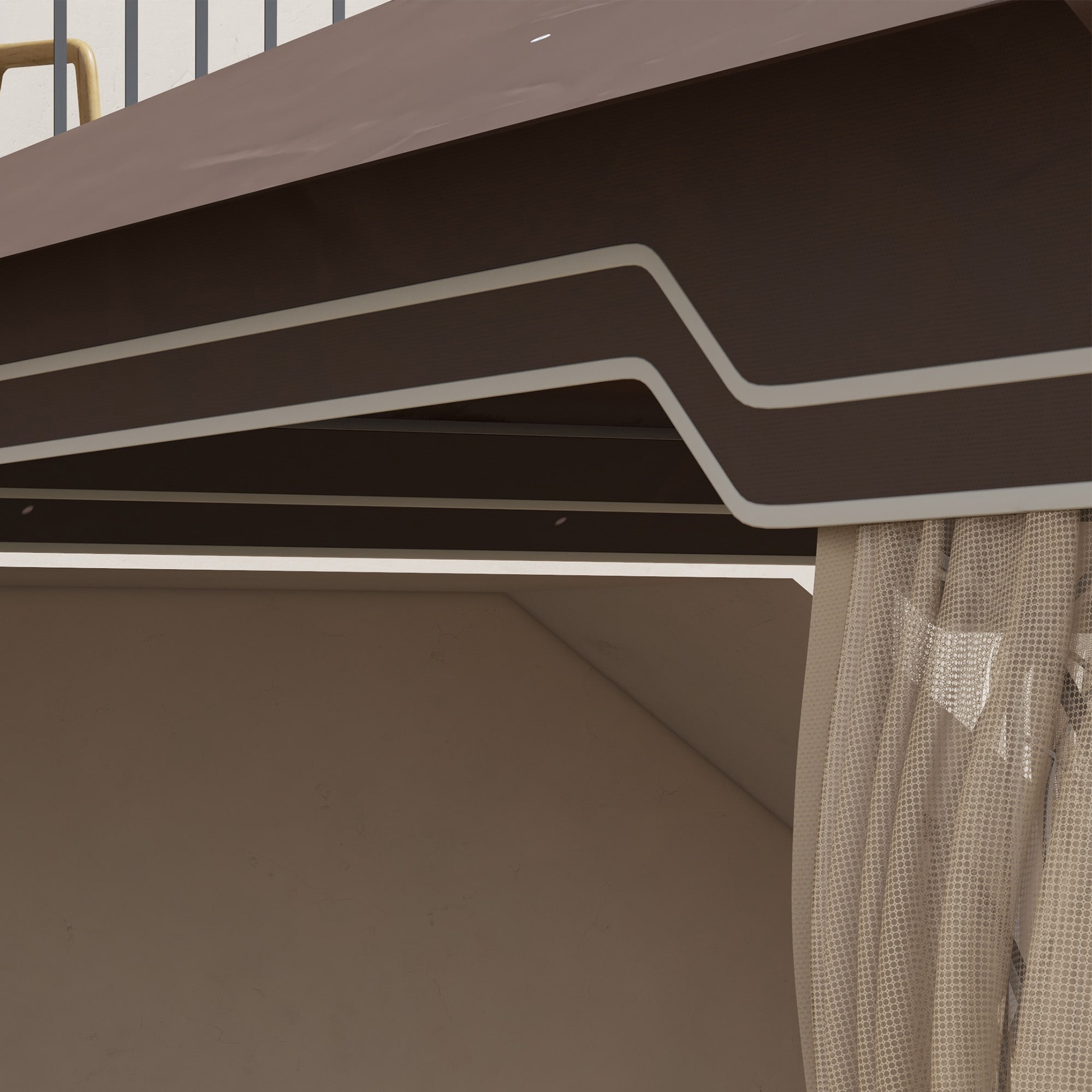 Outsunny 84C-320V01BN Wood-Resin-Gazebos - View #8