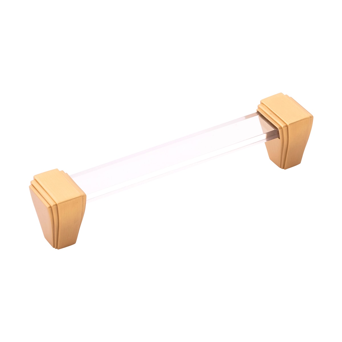 Belwith Belleclaire Crysacrylic Dual Mount Rectangular Handle Drawer Pulls
