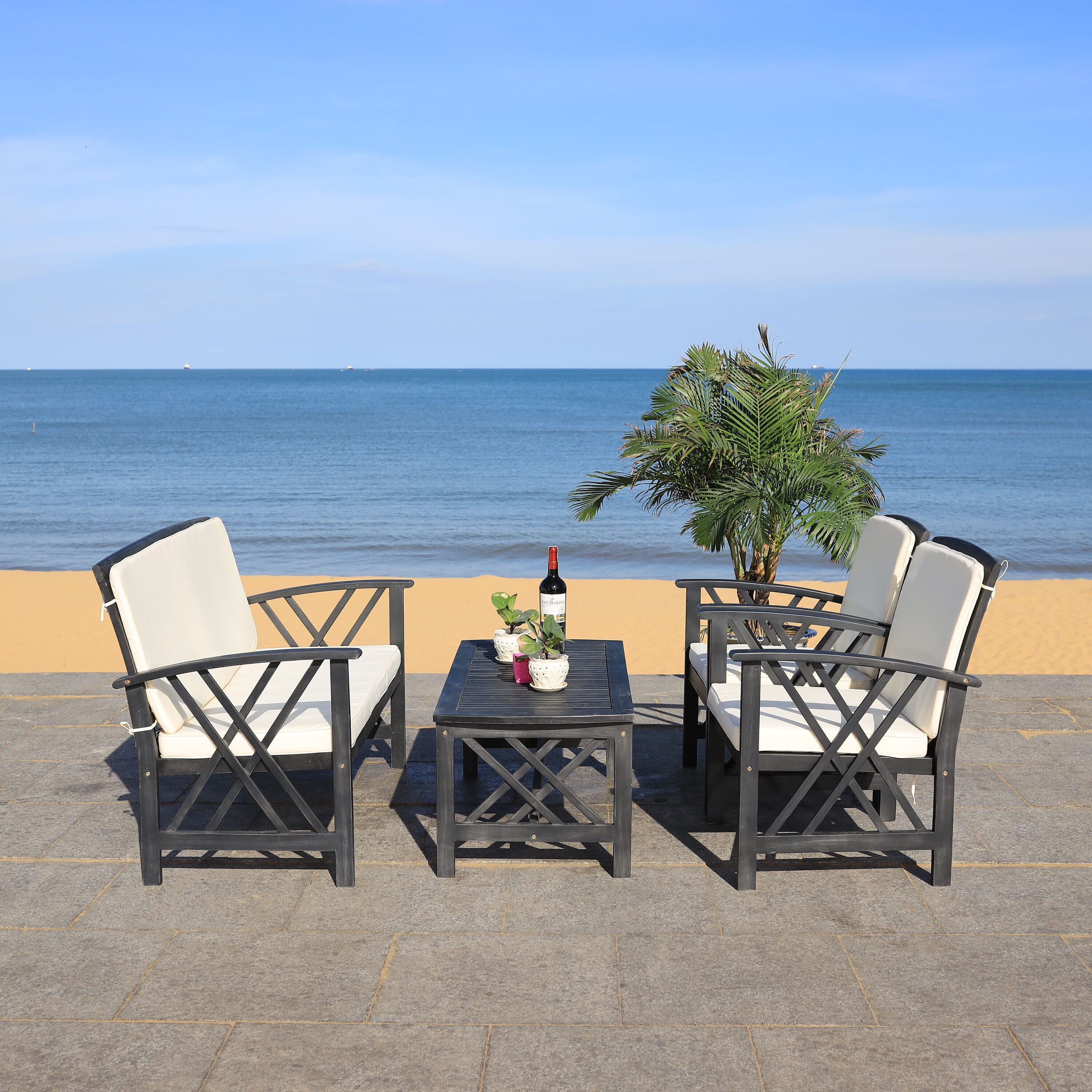 Safavieh PAT7008E Patio-Conversation-Sets - View #8