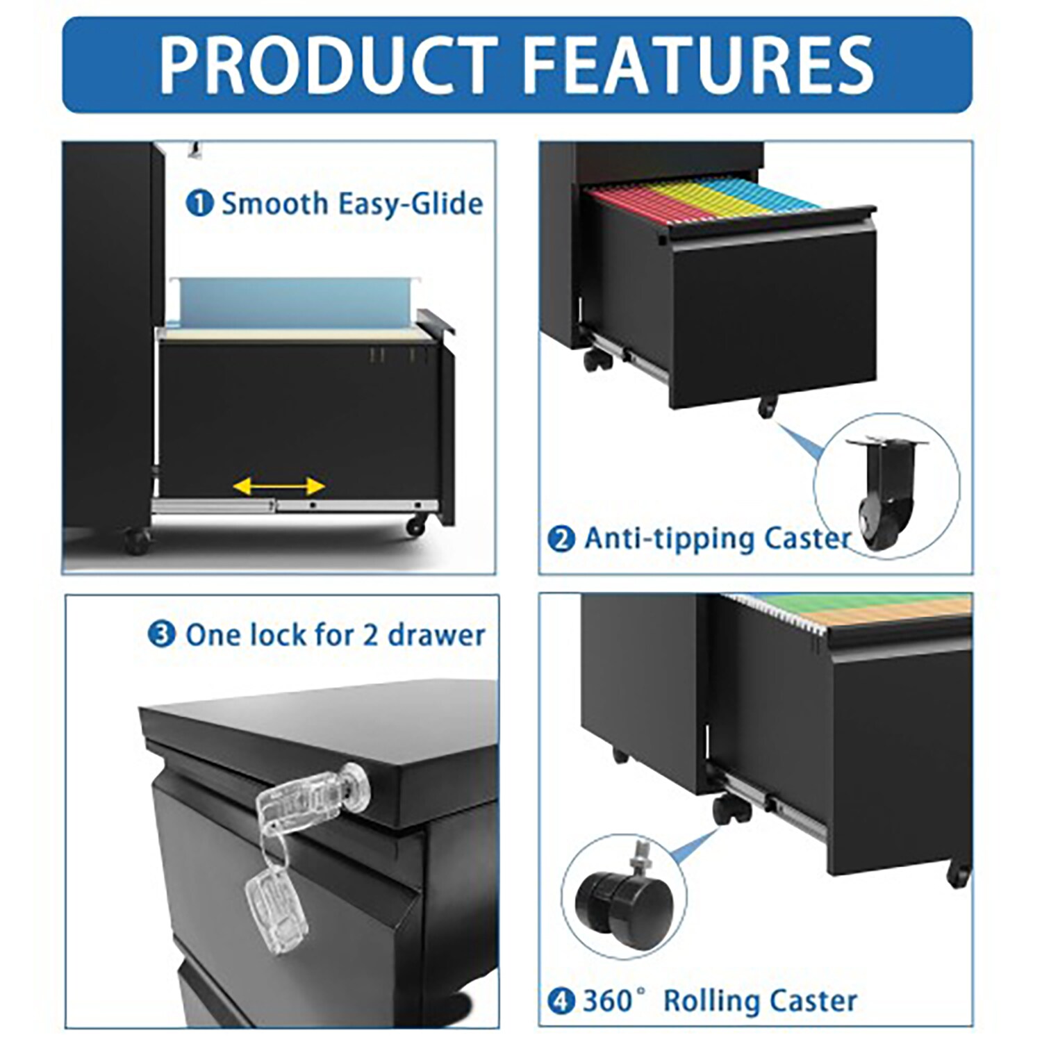 GZMR GM-T2397 Filing-Cabinets - View #7