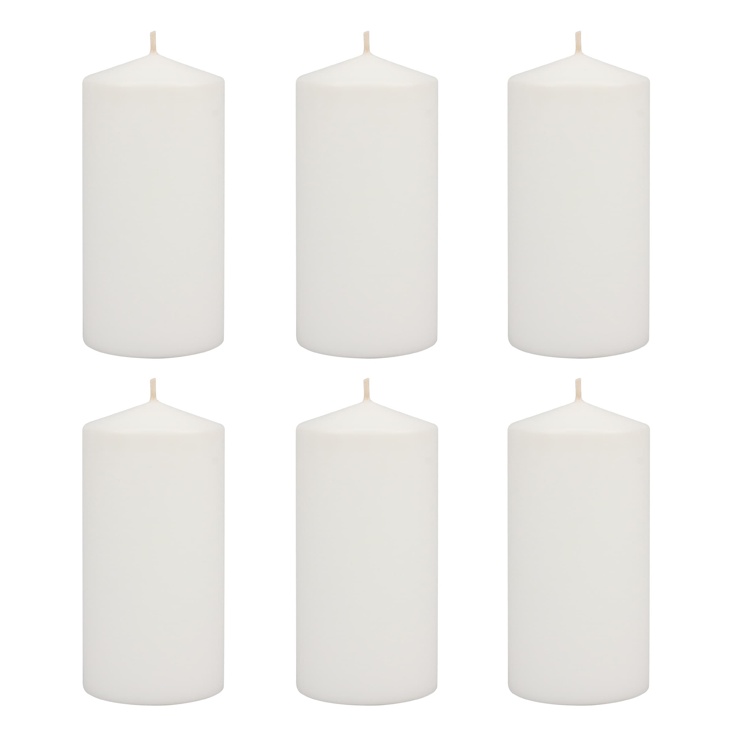 Luminessence Unscented White Emergency Candles, 6-ct. Packs