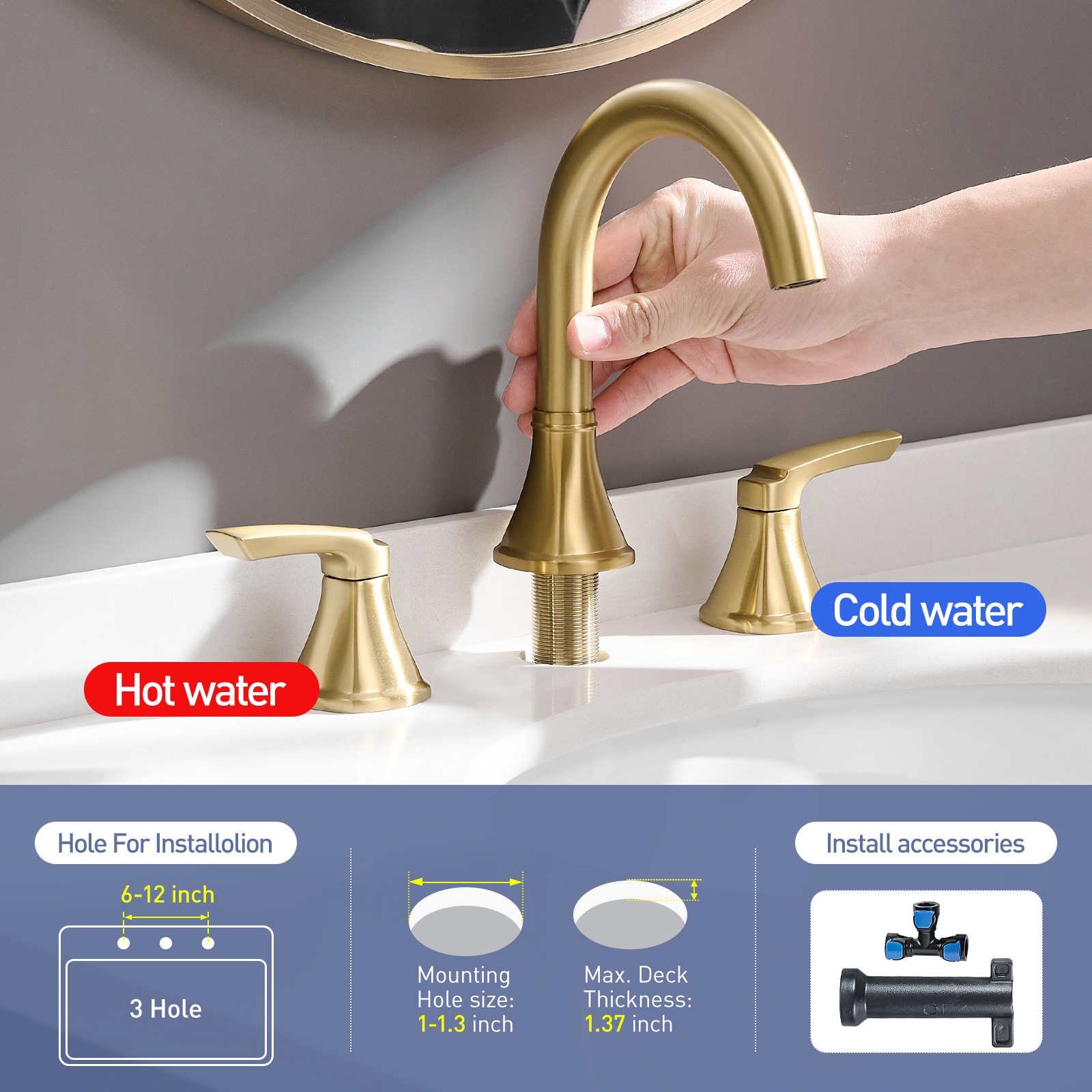 WELLFOR WK0912 Lavatory-Faucets - View #4