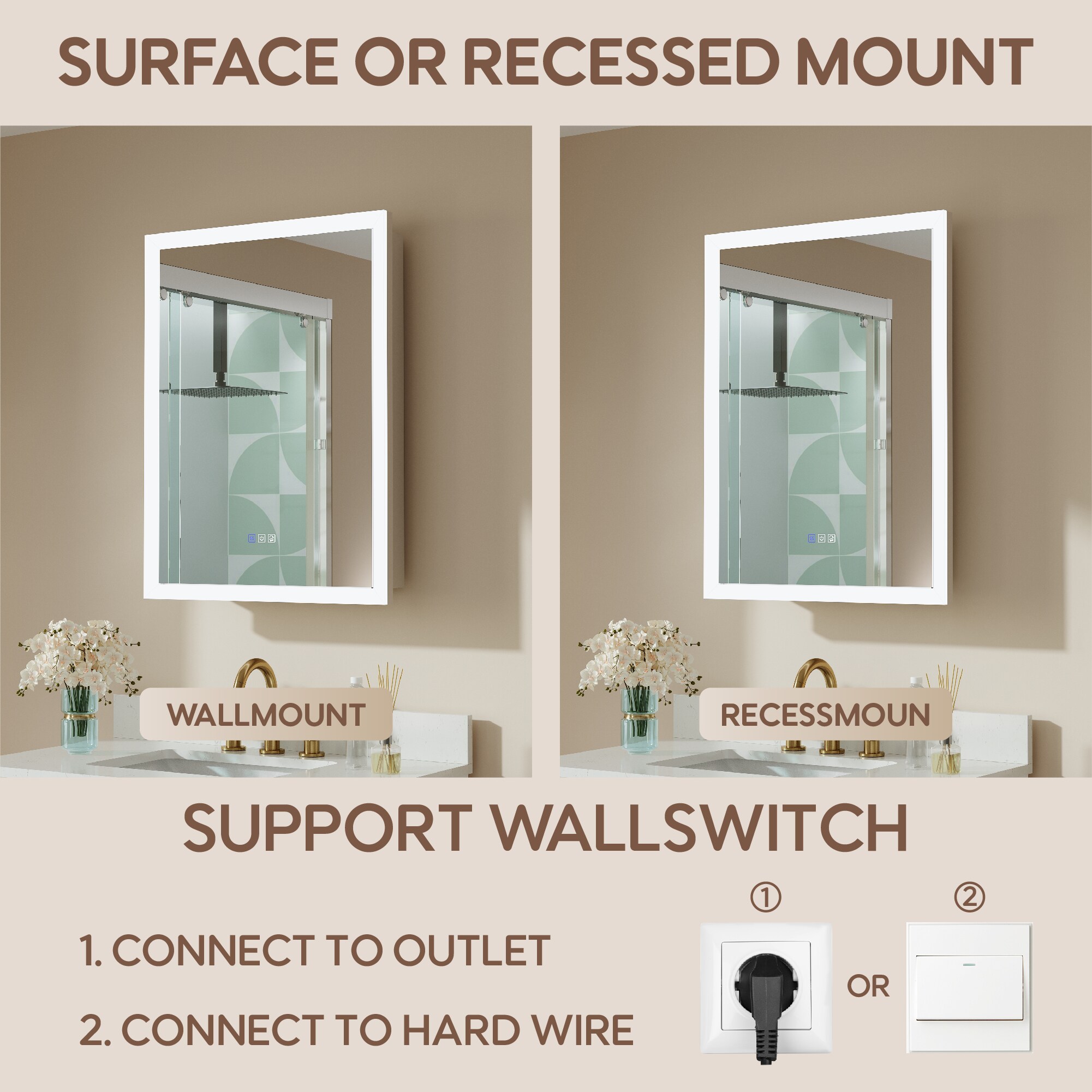 CALVON RC13-2432R Bathroom-Medicine-Cabinets - View #9