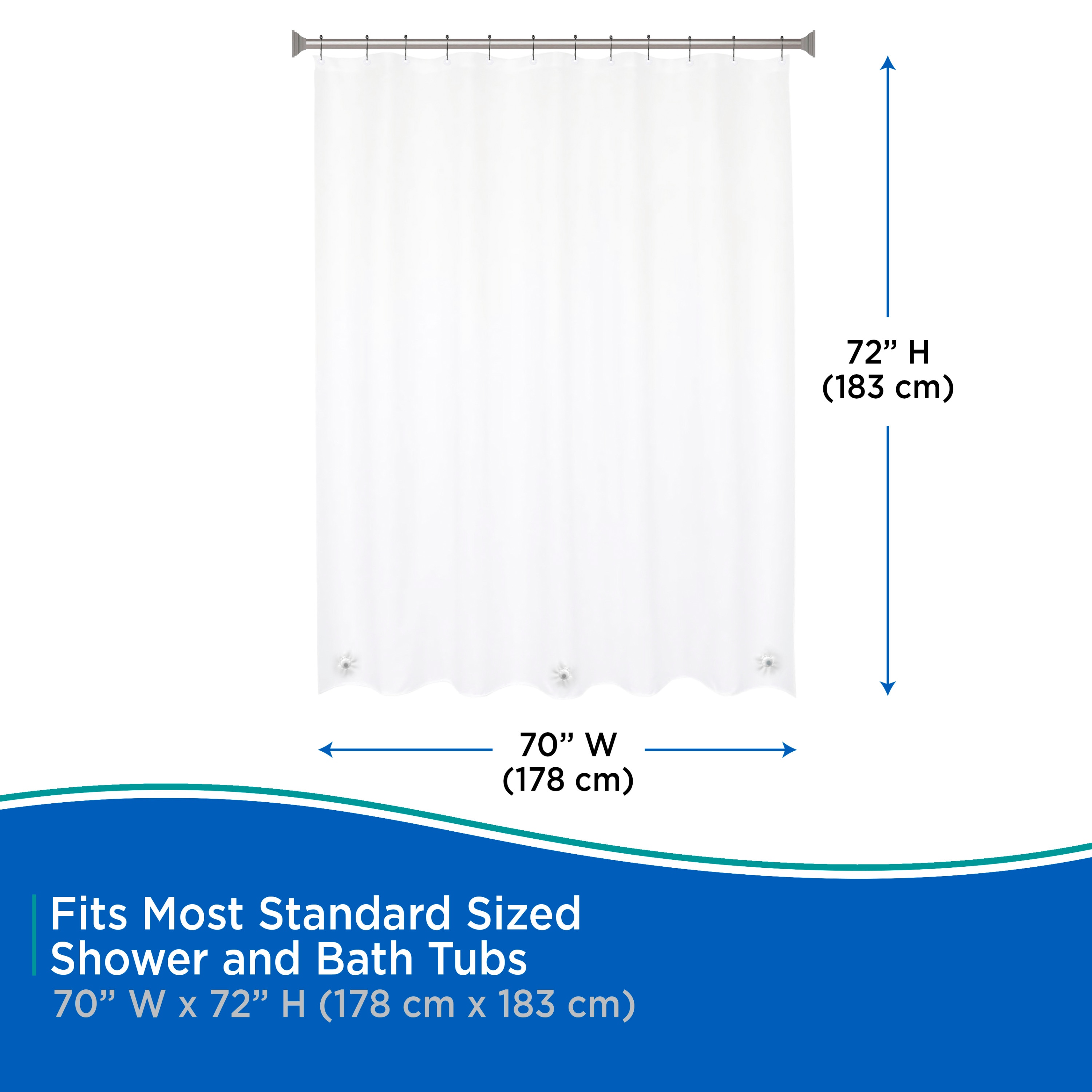 Kenney KN61455 Shower-Curtains-Liners - View #6