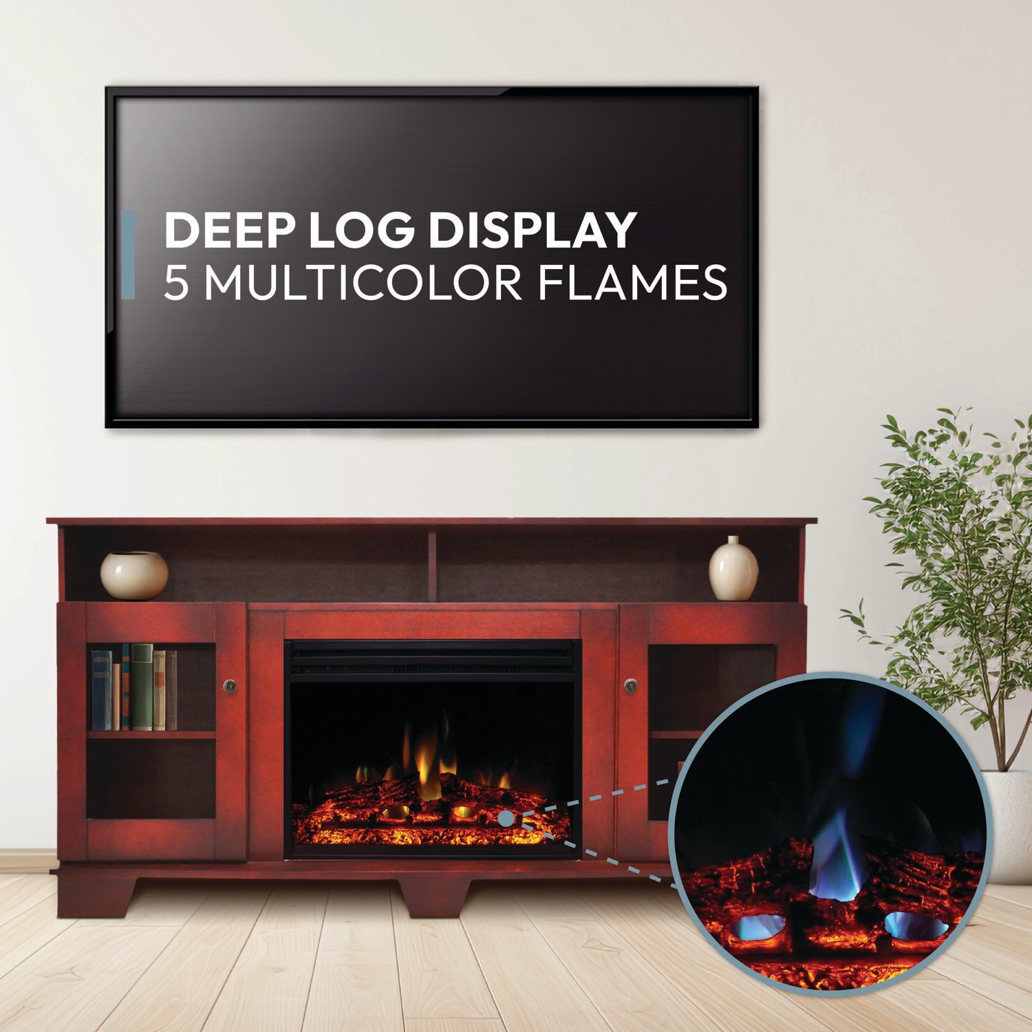 Cambridge CAM6022-1CHRLG3 Electric-Fireplaces - View #3