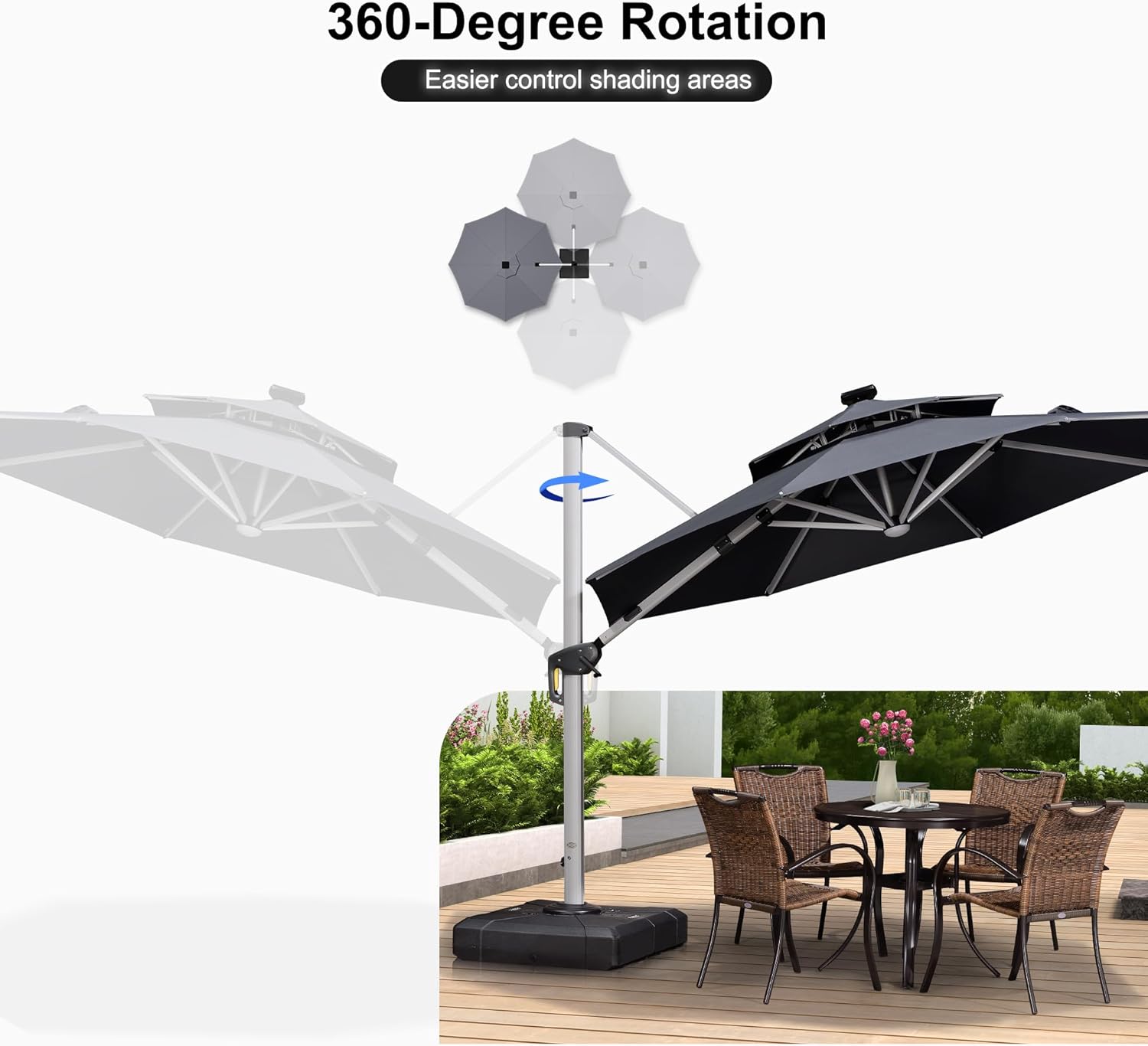 PURPLE LEAF LSGLRRDT10-GY Umbrellas-2 - View #9