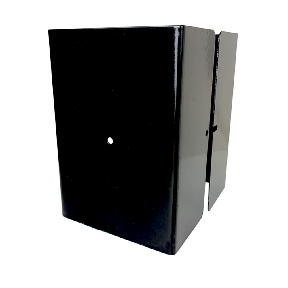 Fence Armor Full Protection Post Guard 4-in Galvanized Steel Post Protector For Multiple Fence Types