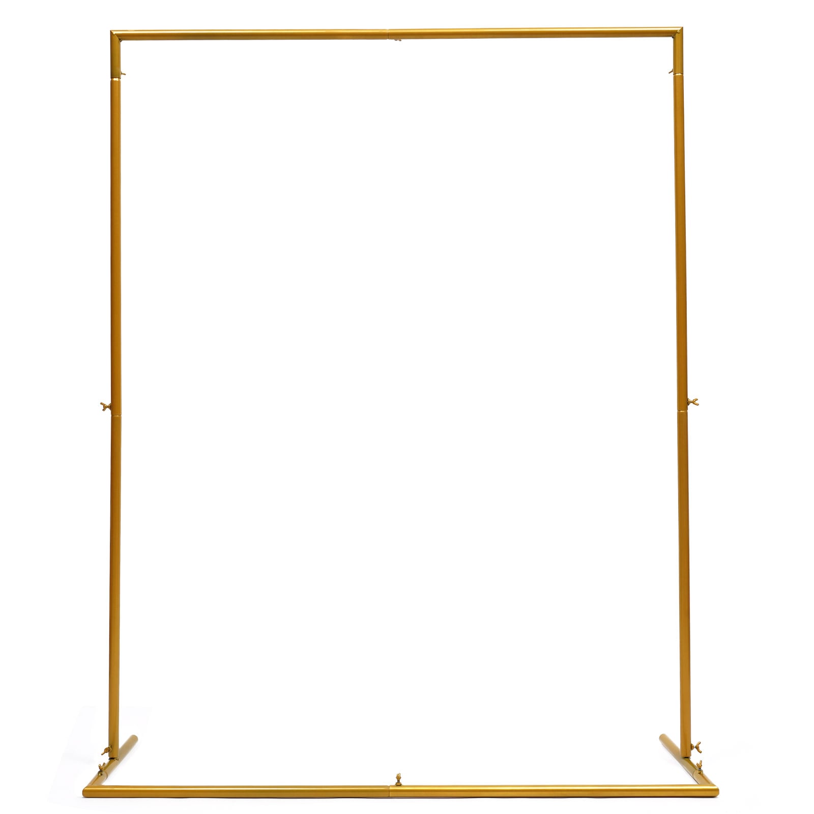 CNCEST OT-ZJGJ-5302 3.93-ft W x 4.92-ft H Flat Gold Wrought iron Garden Arbor