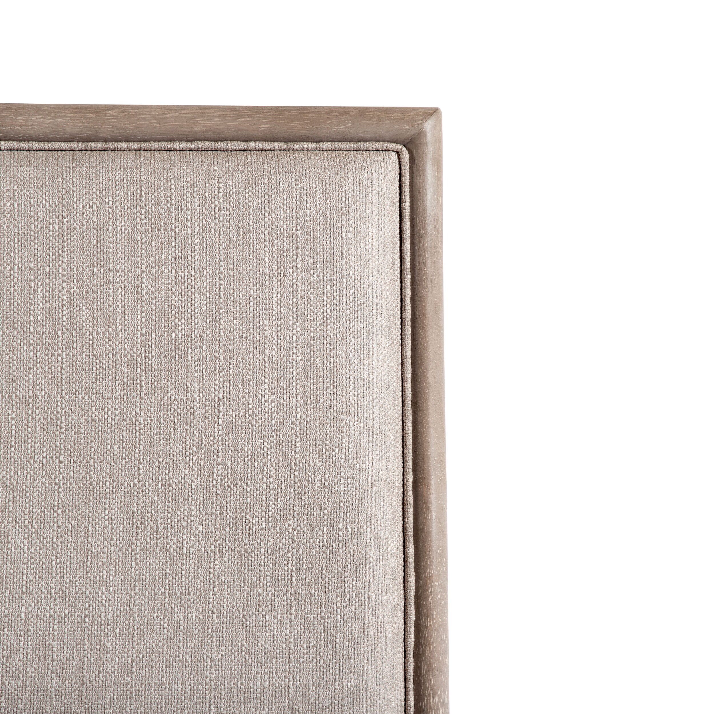 Natural Ash Upholstered High Back Side Chair