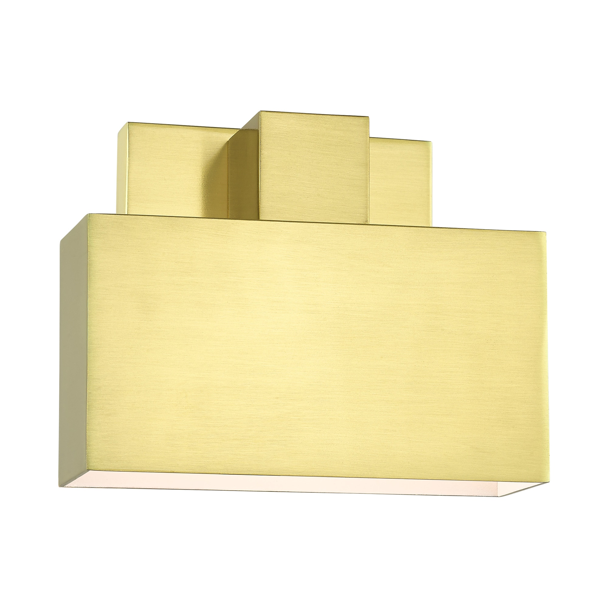 Sleek Lynx Satin Brass and Black Outdoor Wall Sconce