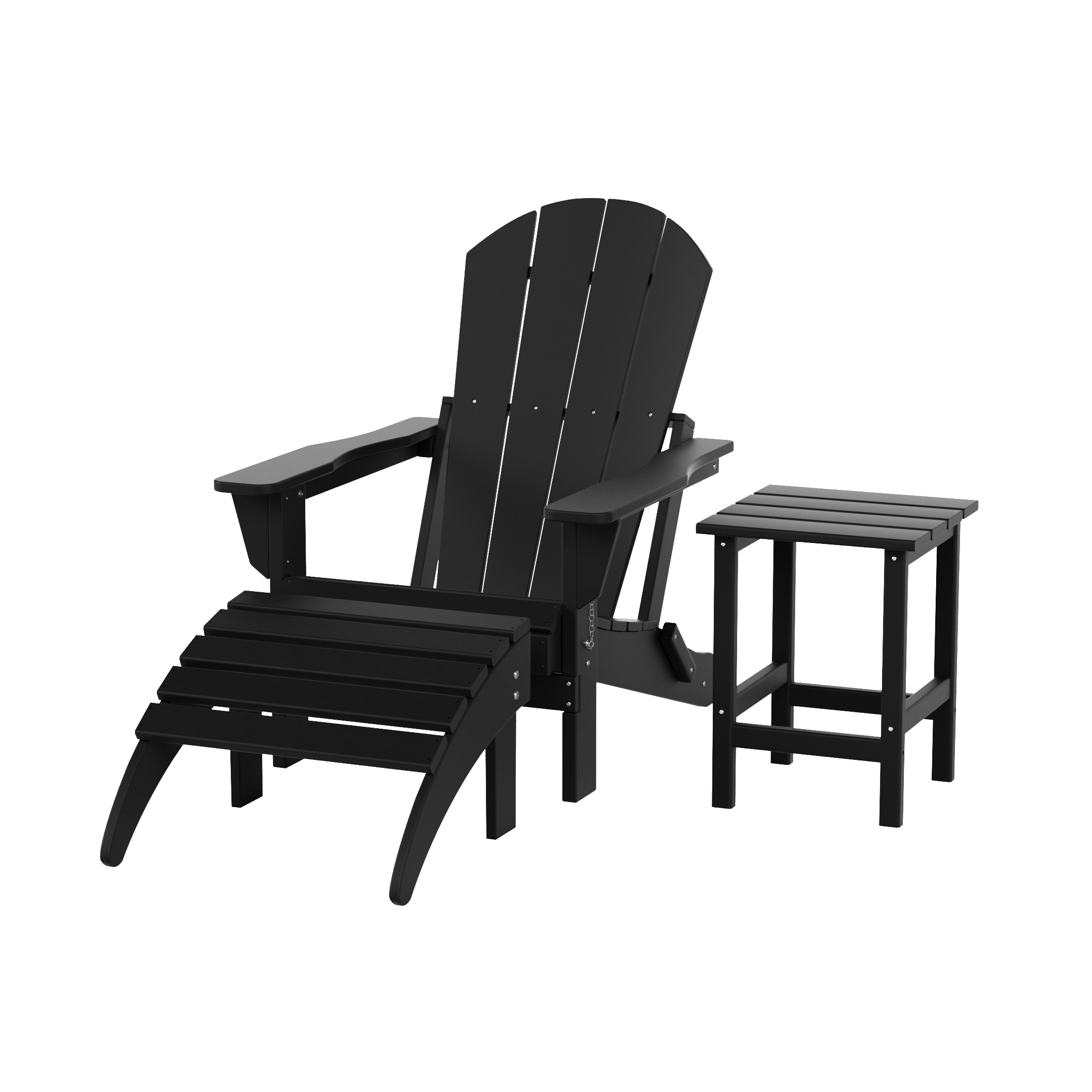 Westin Furniture 2001AOC-BK Patio-Chairs - View #3