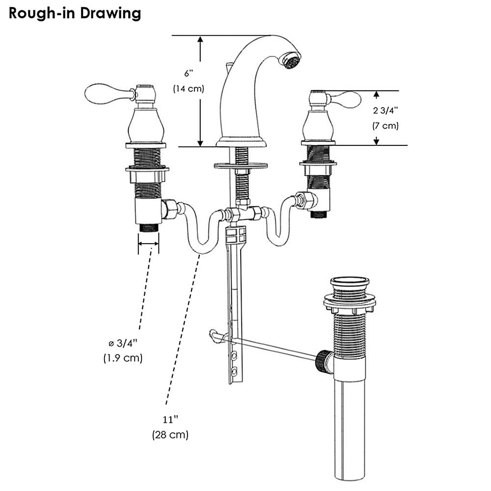 Yescom 81FH3008-H15-CHR-LO Lavatory-Faucets - View #6