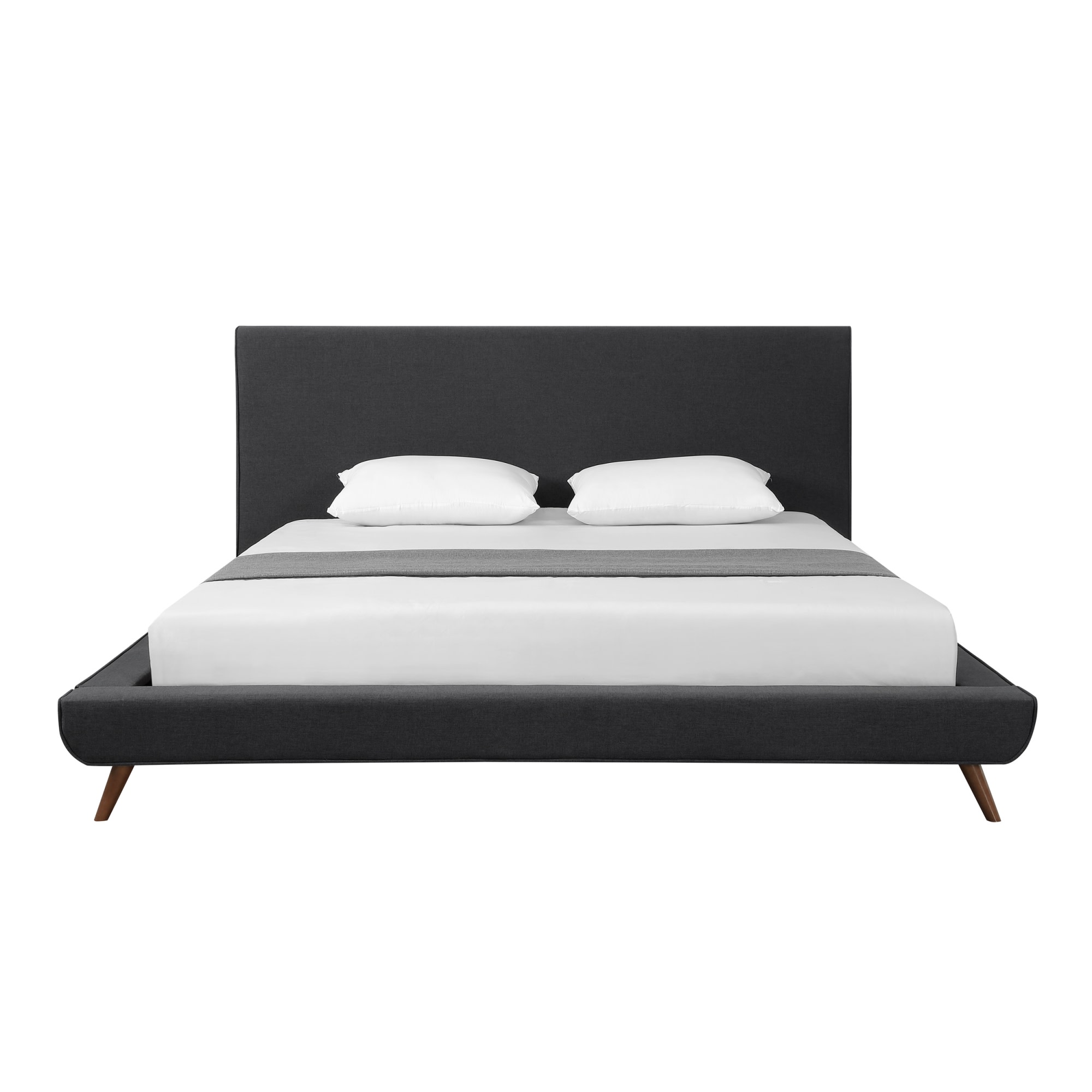 Loft Lyfe LBD142-03CLK-LS Telford Charcoal King Wood Bed frame Bed