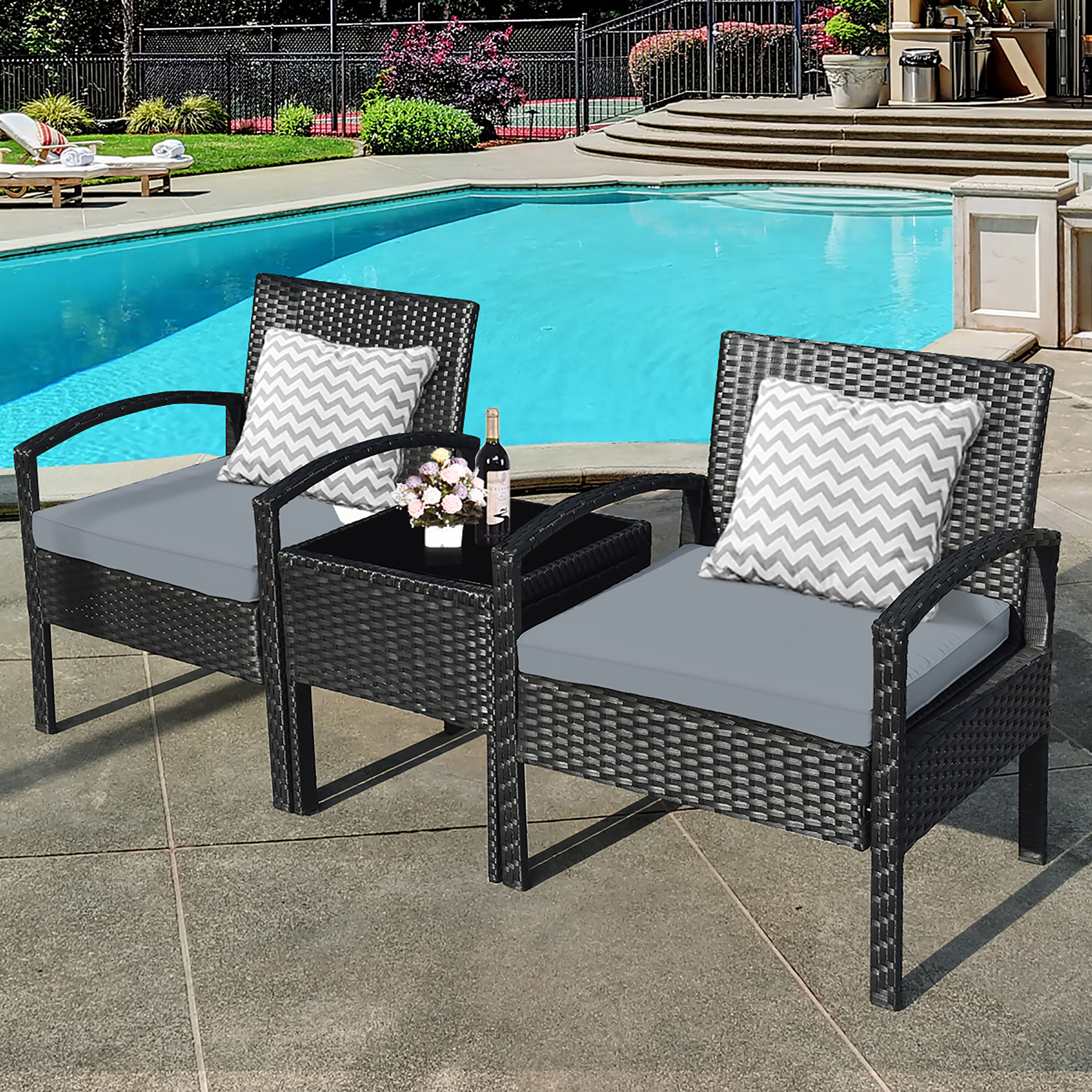 Costway HW63218GR Patio-Conversation-Sets - View #5