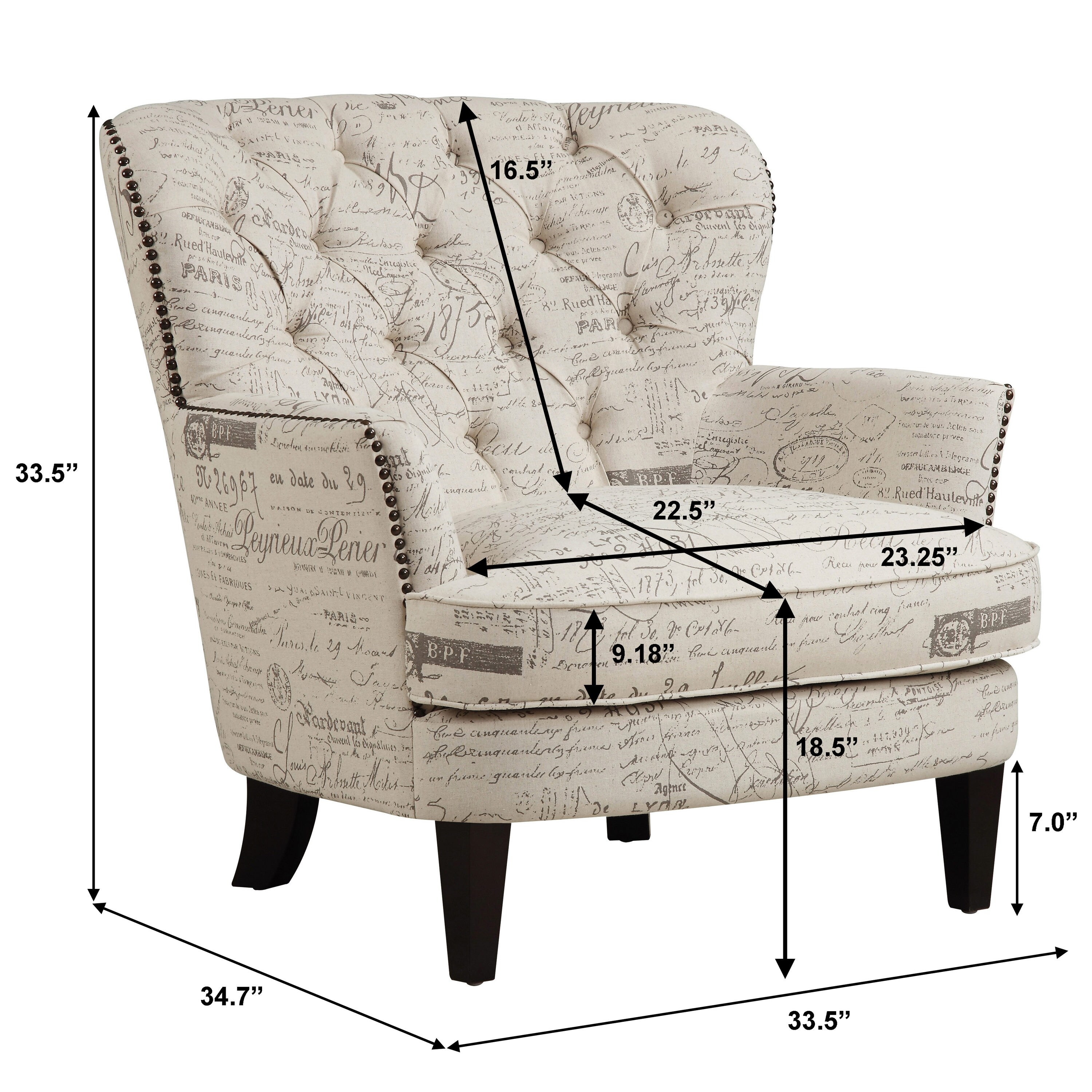 HomeFare DS-2522-900-387 chairs - View #8