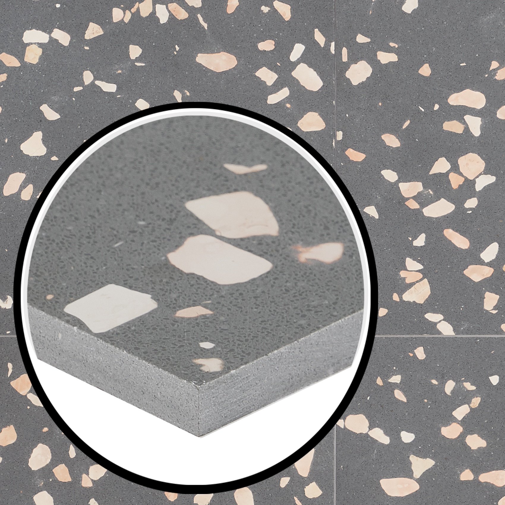 Artmore Tile EXT3RD106967 Italia Grande 24-in x 24-in Honed Natural stone Stone look Large format Floor and Wall Tile ( 3.87-sq ft Piece )