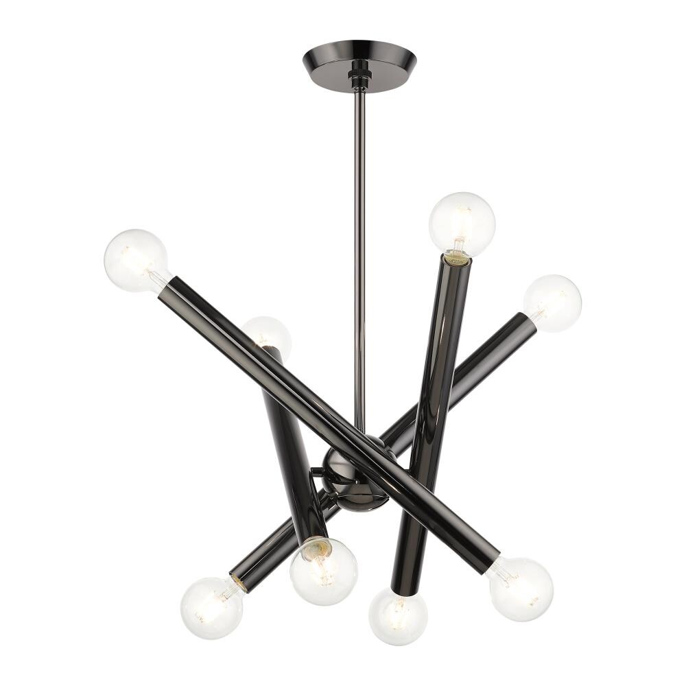 Stafford Black Chrome 8-Light Sputnik Chandelier
