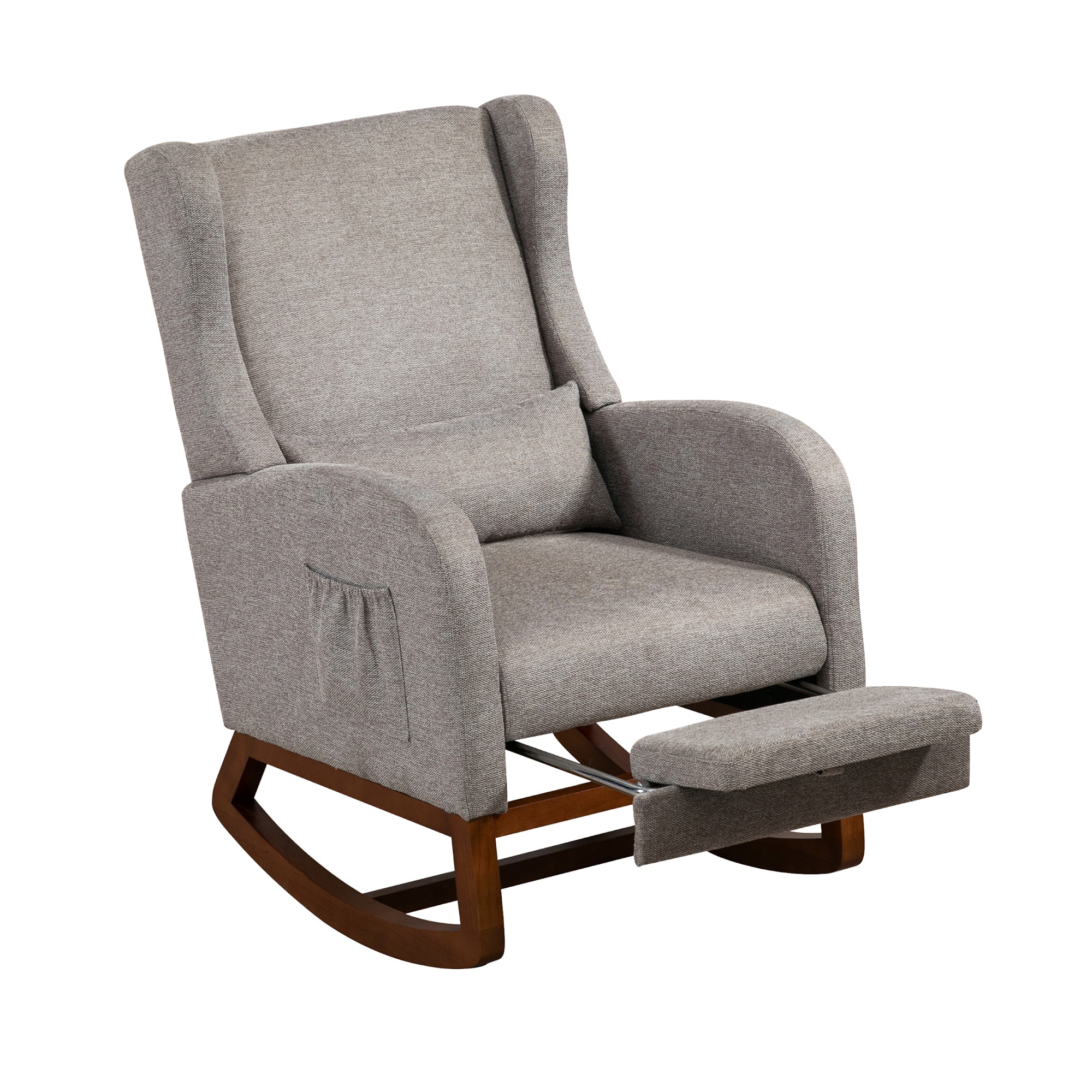 Hrinhom HC-W5030-TAUPE Casual TAUPE Rocking Chair