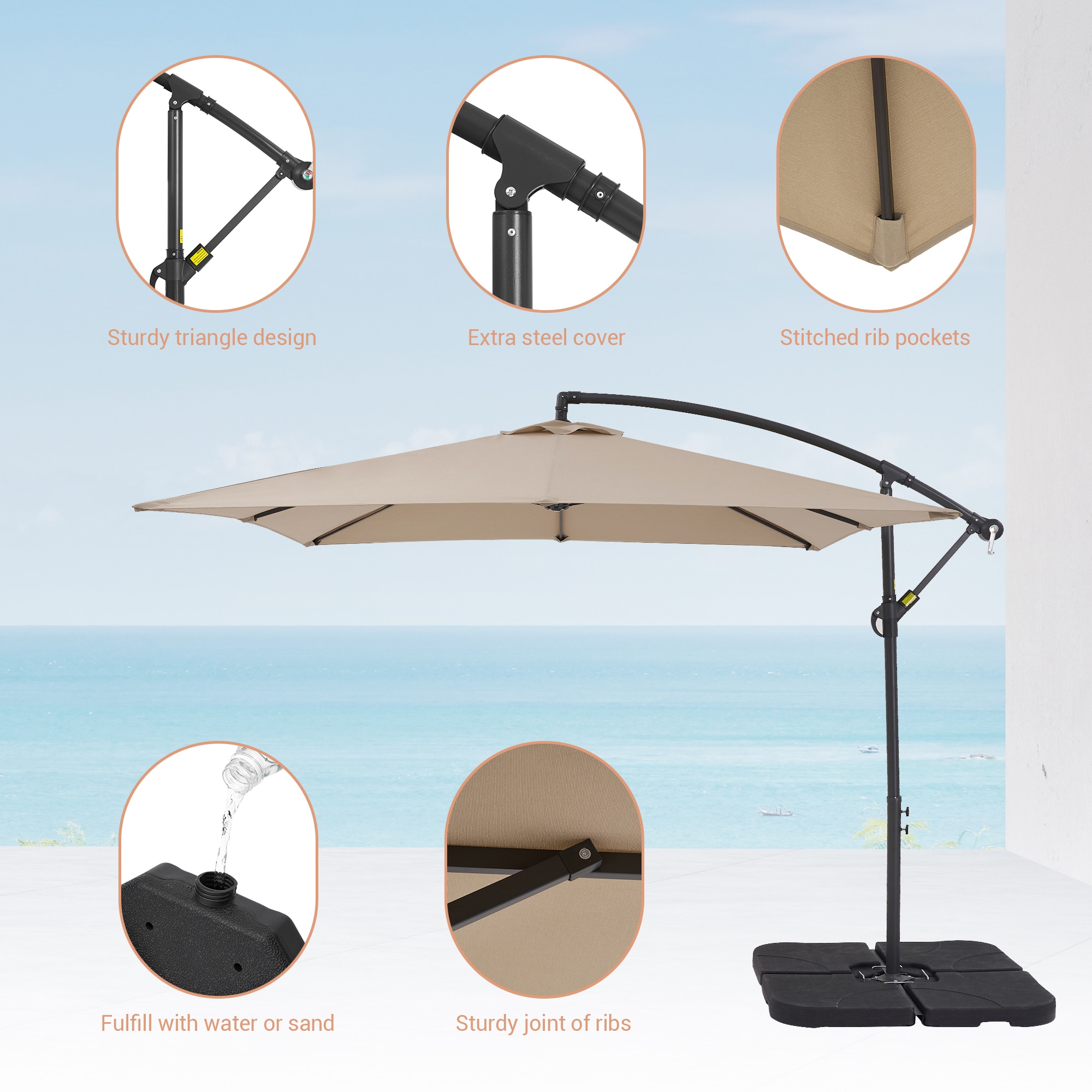 ACEGOSES LW-SOF-52SD Umbrellas-2 - View #2