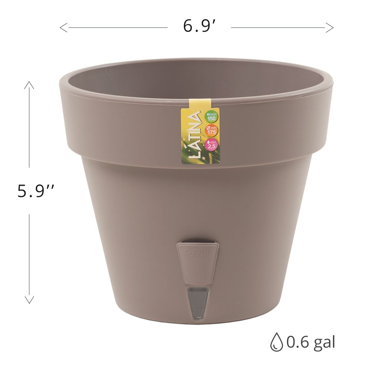 Decopots LAT69GPH Planter-Window-Box - View #2