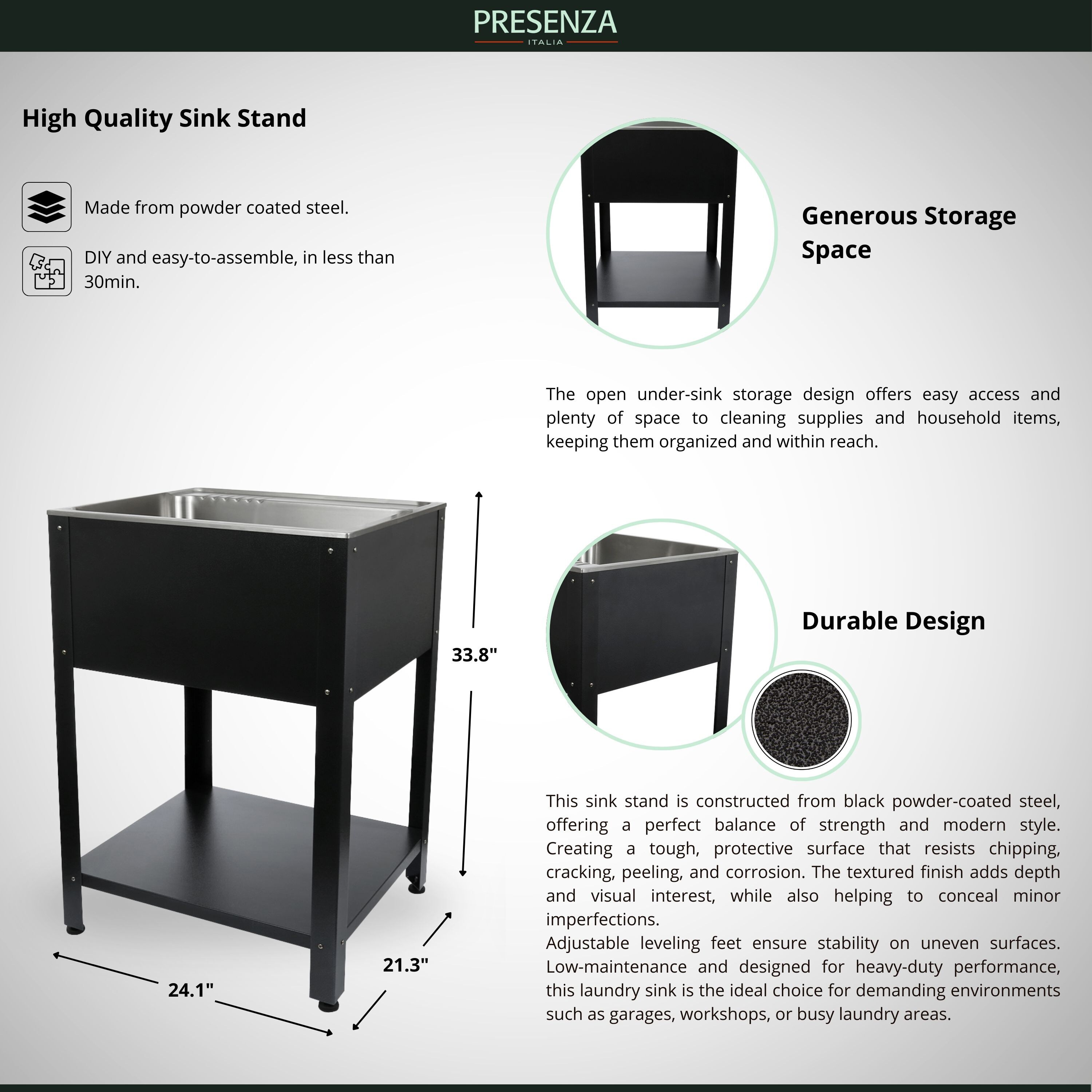 Presenza 78763 Laundry-Tubs-Utility-Sinks - View #11