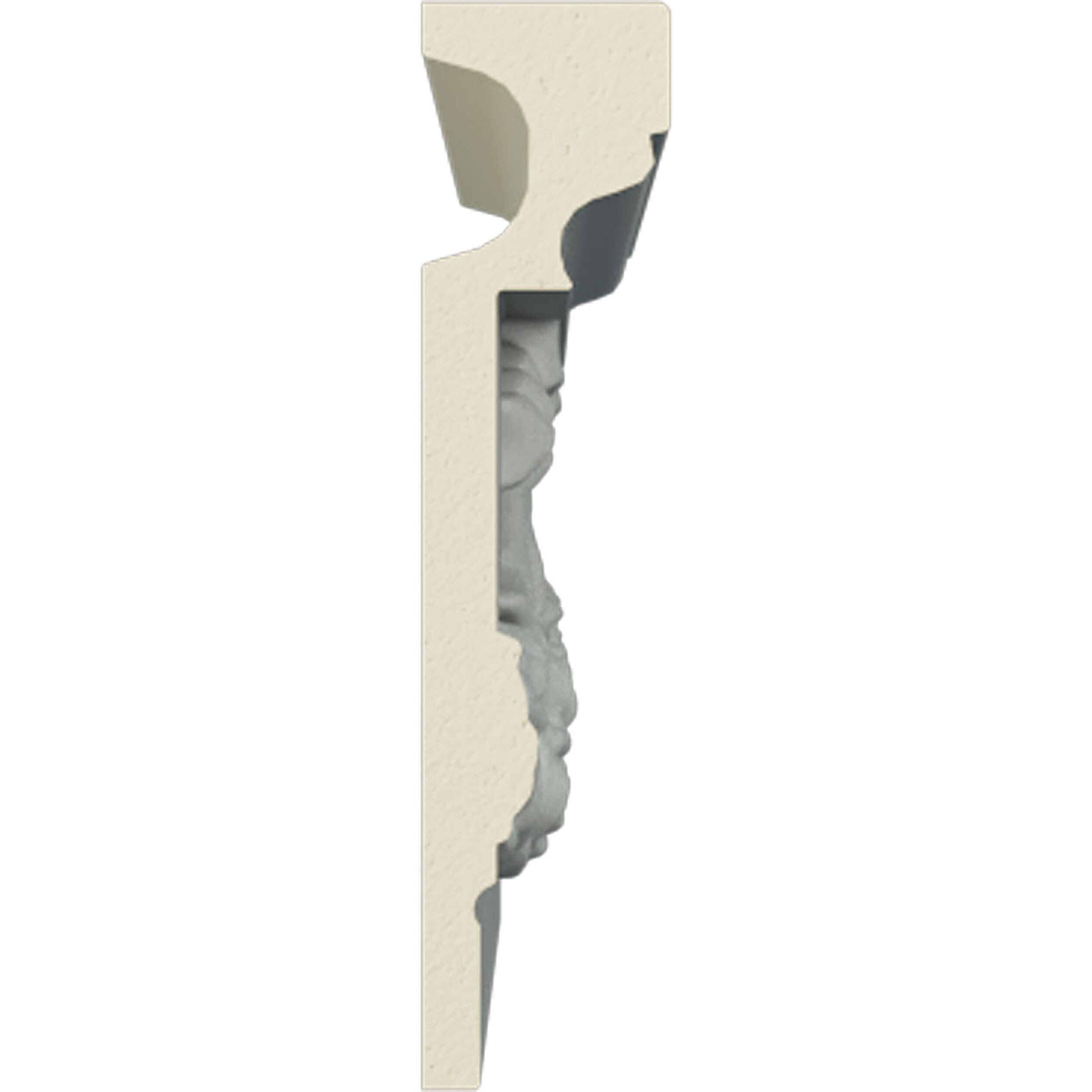 Ekena Millwork CHA07X02FL Chair-Rail-Moulding - View #3