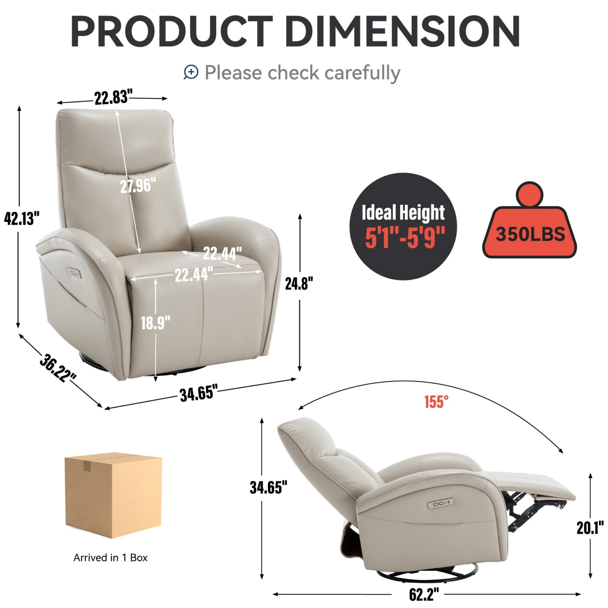 Clihome CL-CO96622 recliners - View #4