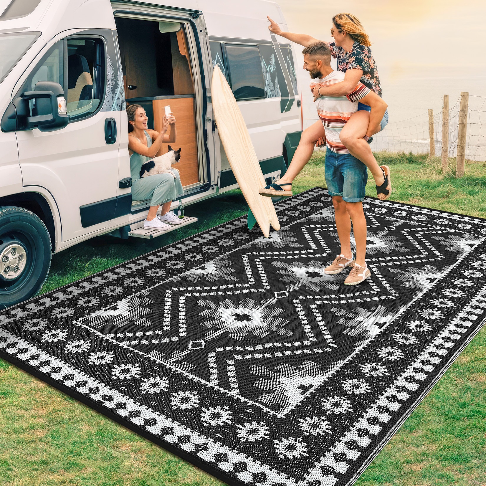 Garvee SUNNY-PHO-34Q84BLM rugs - View #4