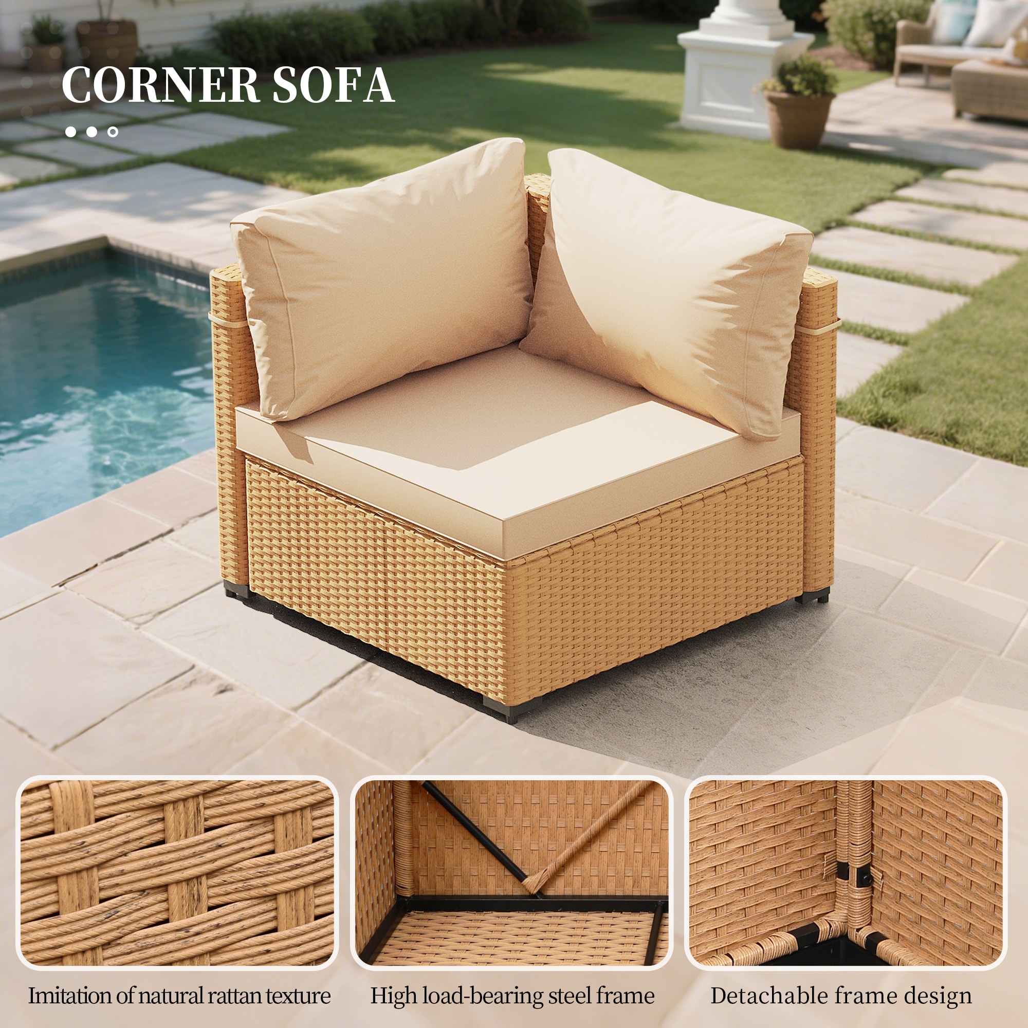 UPHA PL-2CZ-H1 Patio-Conversation-Sets - View #7