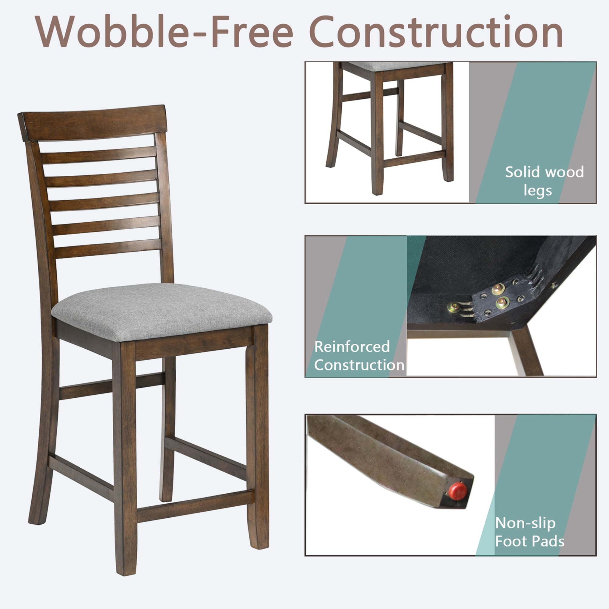 SINOFURN SYA370063GY Dining-Chairs - View #8