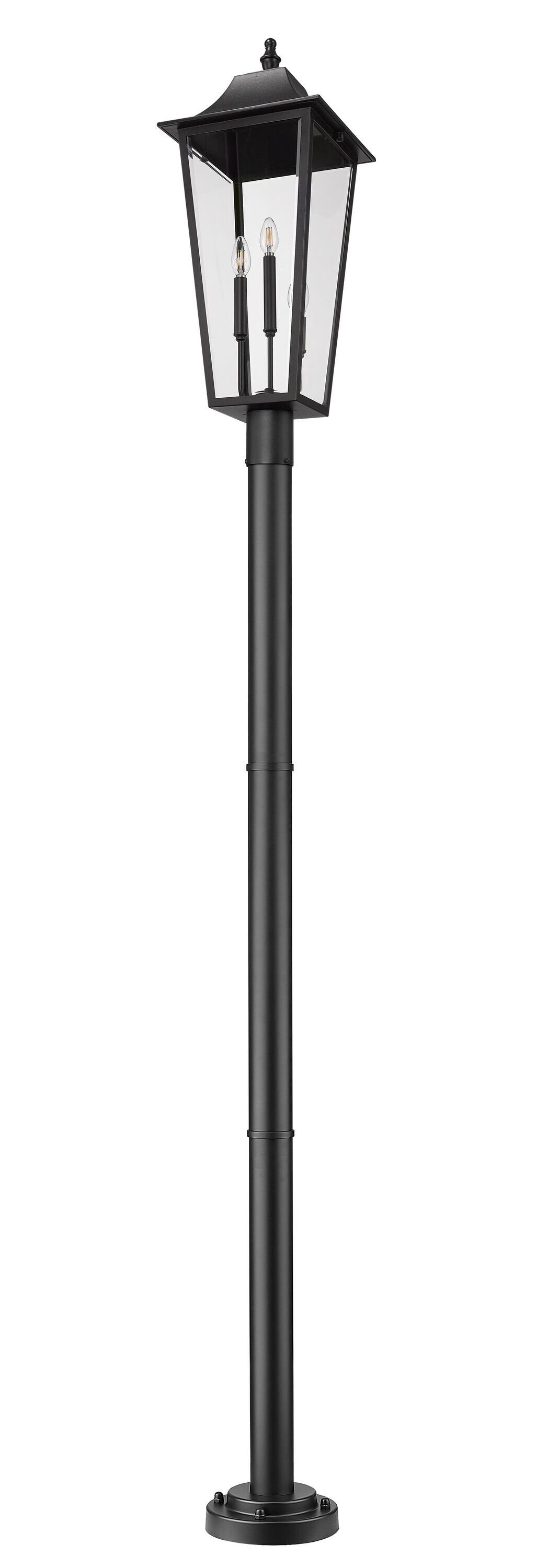 Z-Lite 5008PHXLR-5012P-BK Complete-Post-Lights - View #7