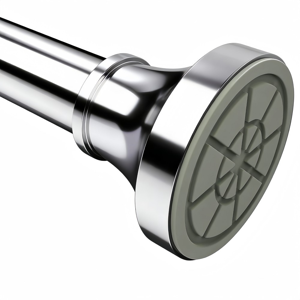 Numhew 31 to80 in Adjustable Heavy Duty No-Drill Rust-Proof Stainless Steel Silver Tension Rod