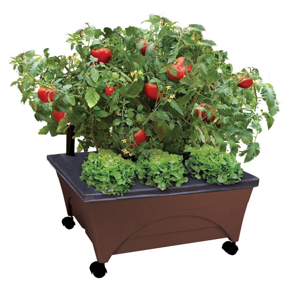 全国配送可 Plastic Elevated Raised Garden Bed Kit Patio Flower Plant Plan  鉢、プランター