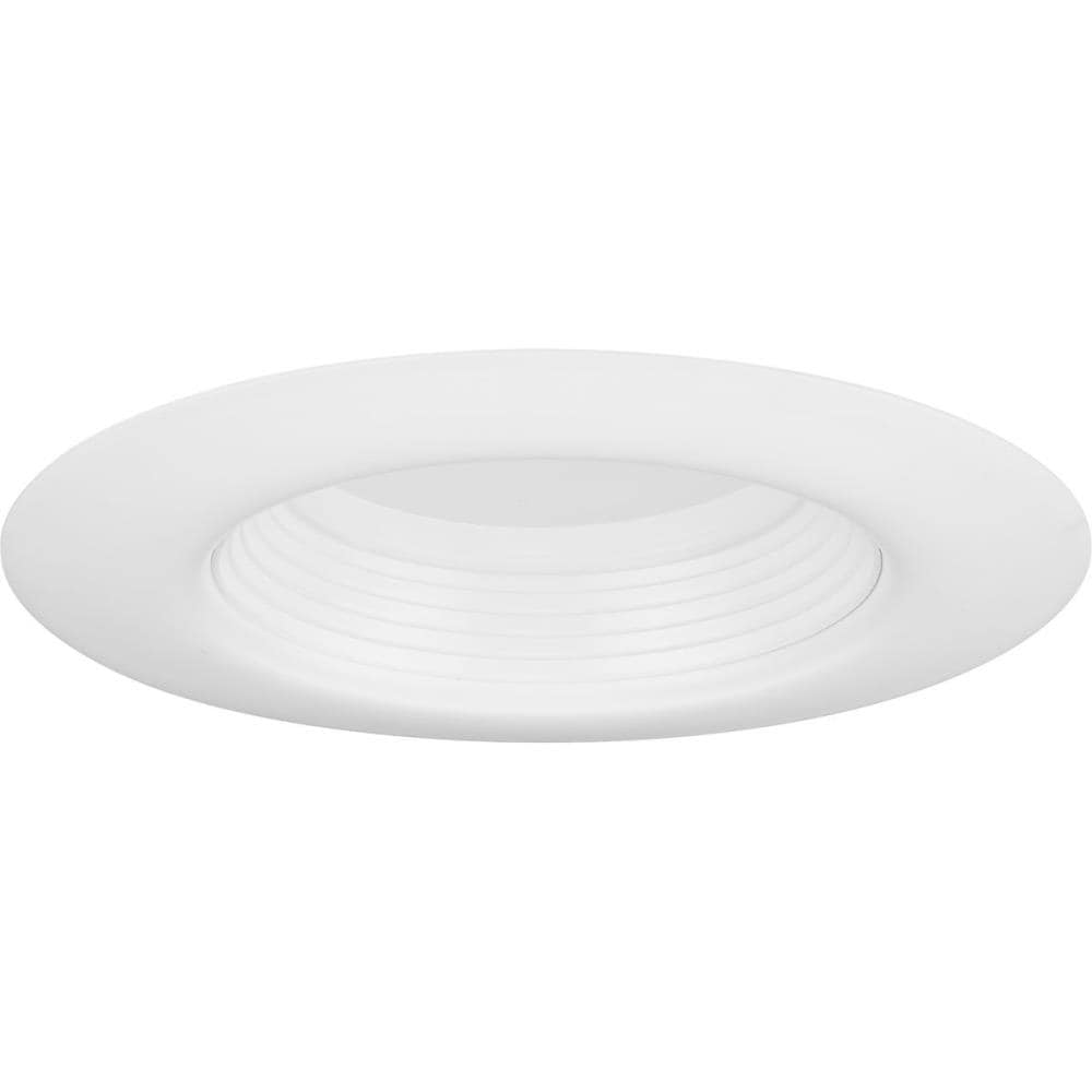 Progress Lighting P800019-028-CS Intrinsic 7-in Satin White Open Recessed Light Trim