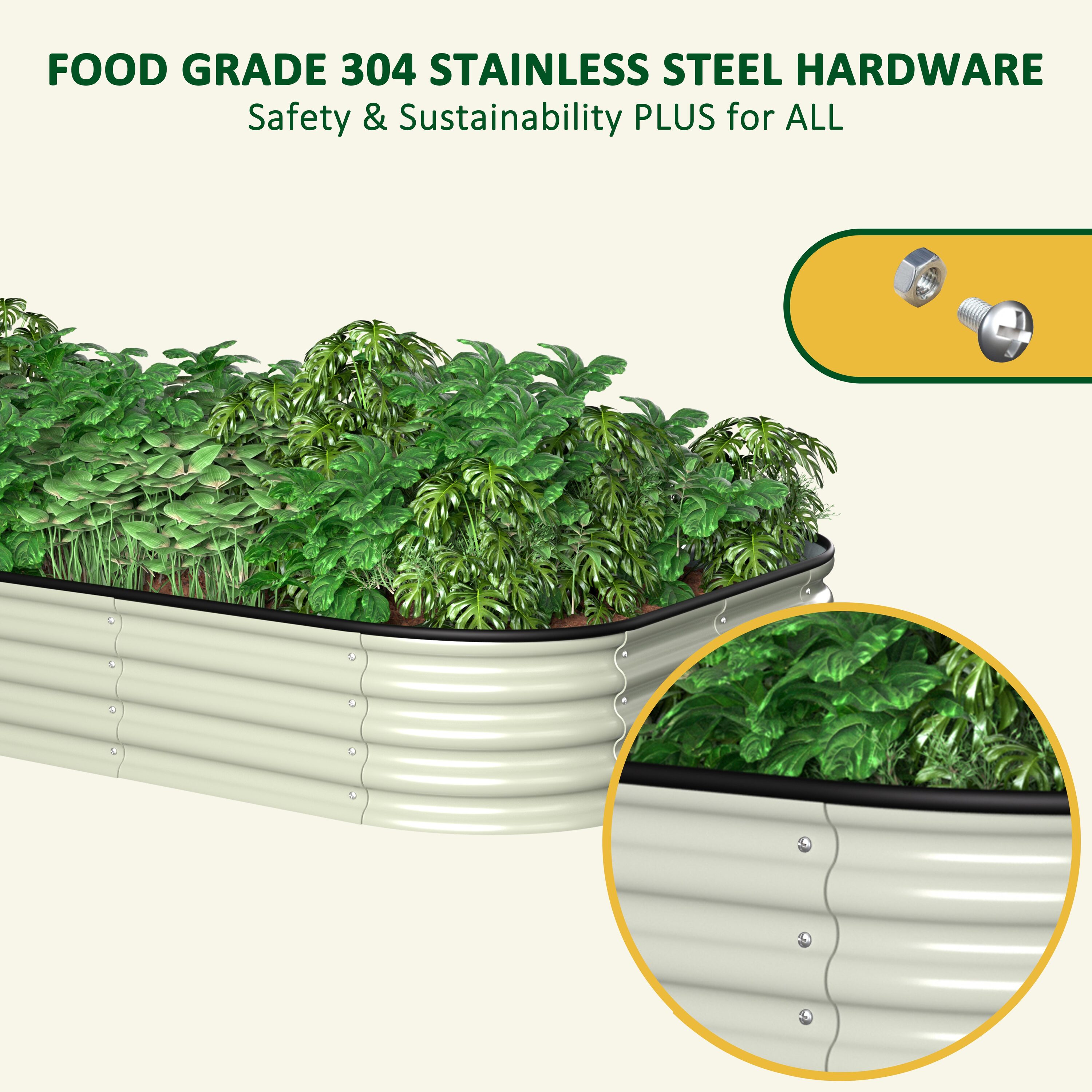 VEIKOUS PG0102-63-03GE Raised-Garden-Beds - View #7
