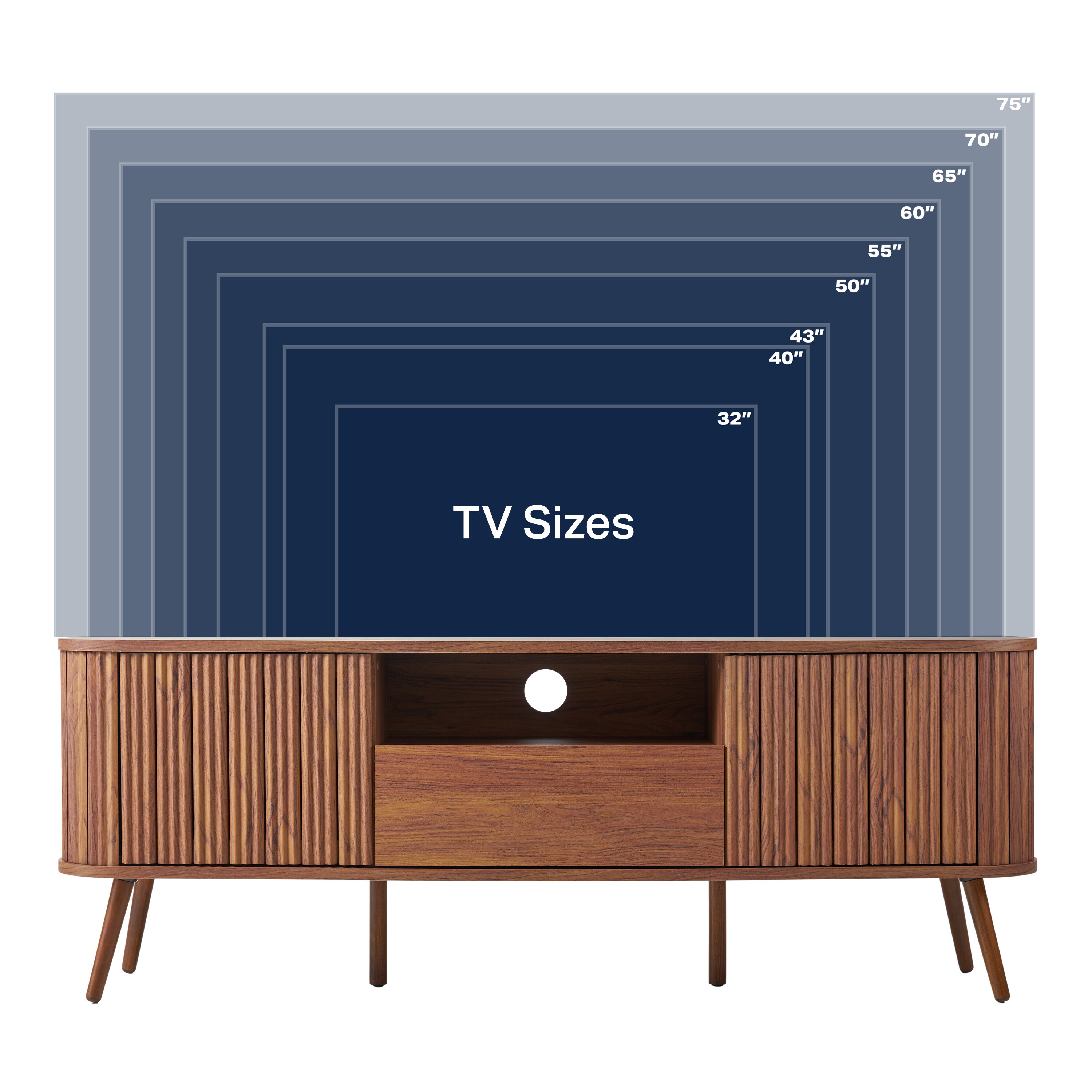 JONATHAN  Y TVS1001B Tv-Stands - View #3