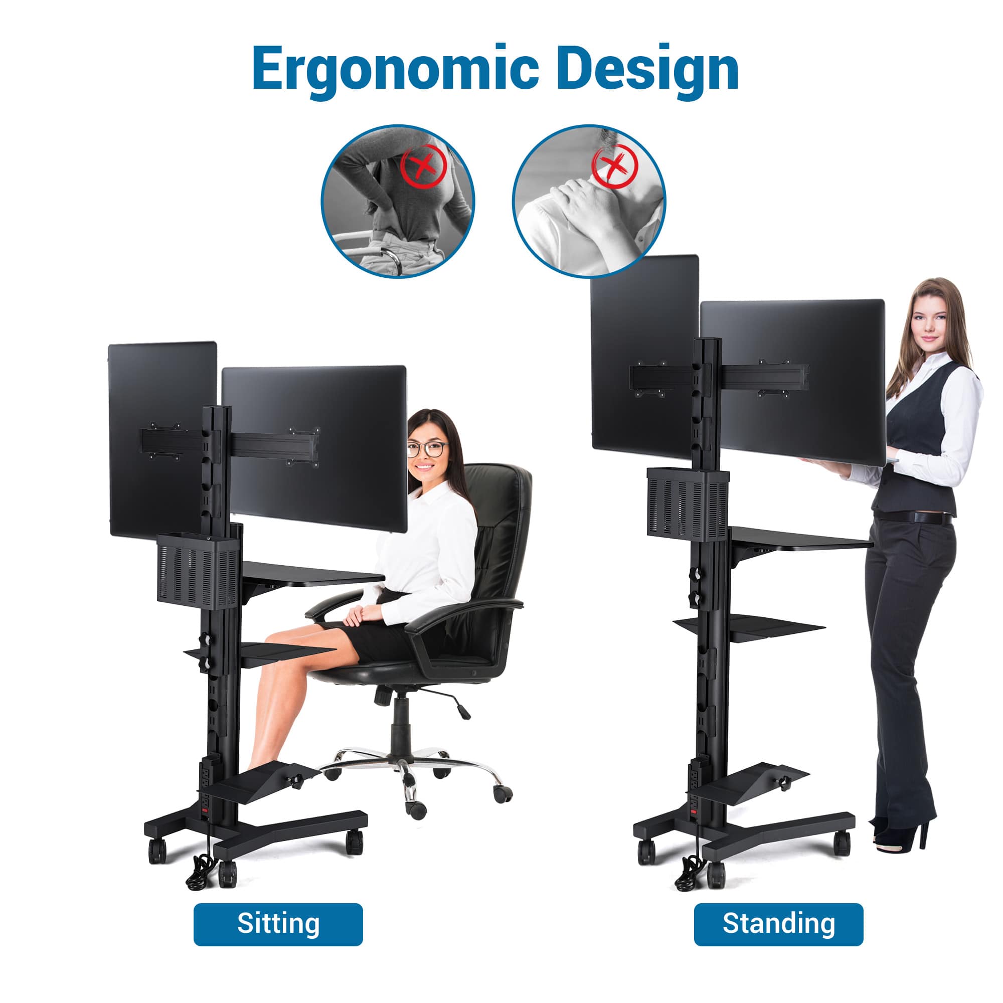Yescom 41PCM001-1202-06-LO Office-Carts - View #3