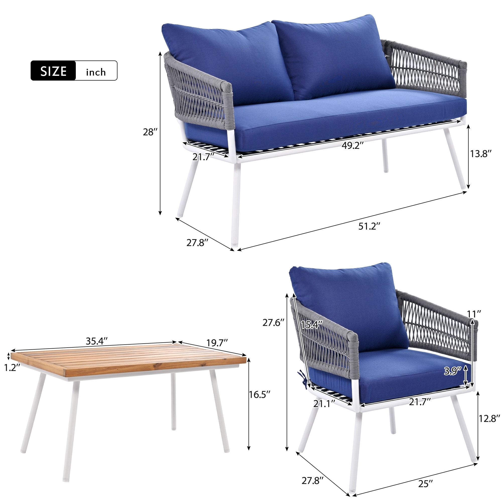 ModernLuxe L-SK000004AAE Patio-Conversation-Sets - View #8