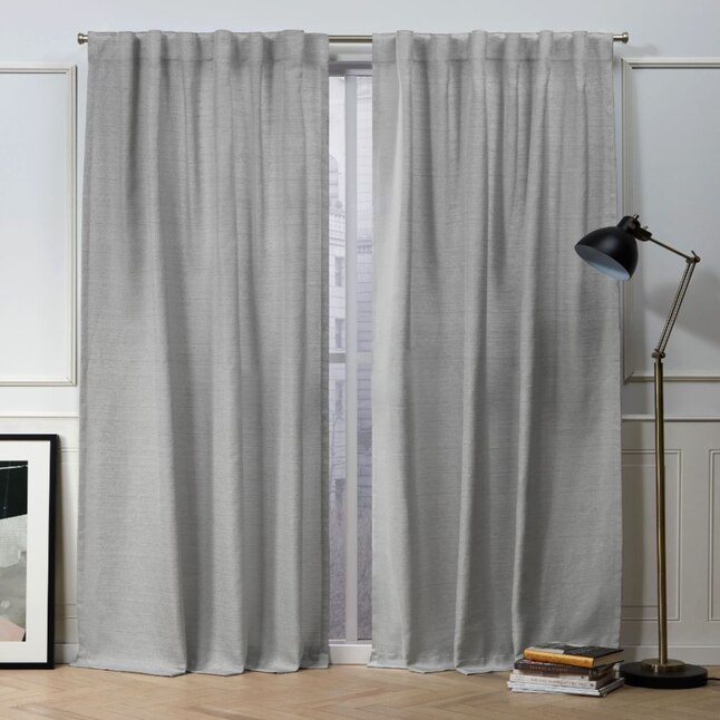 Tab Curtain Panel Pair In The Curtains, Nicole Miller Curtains Gray