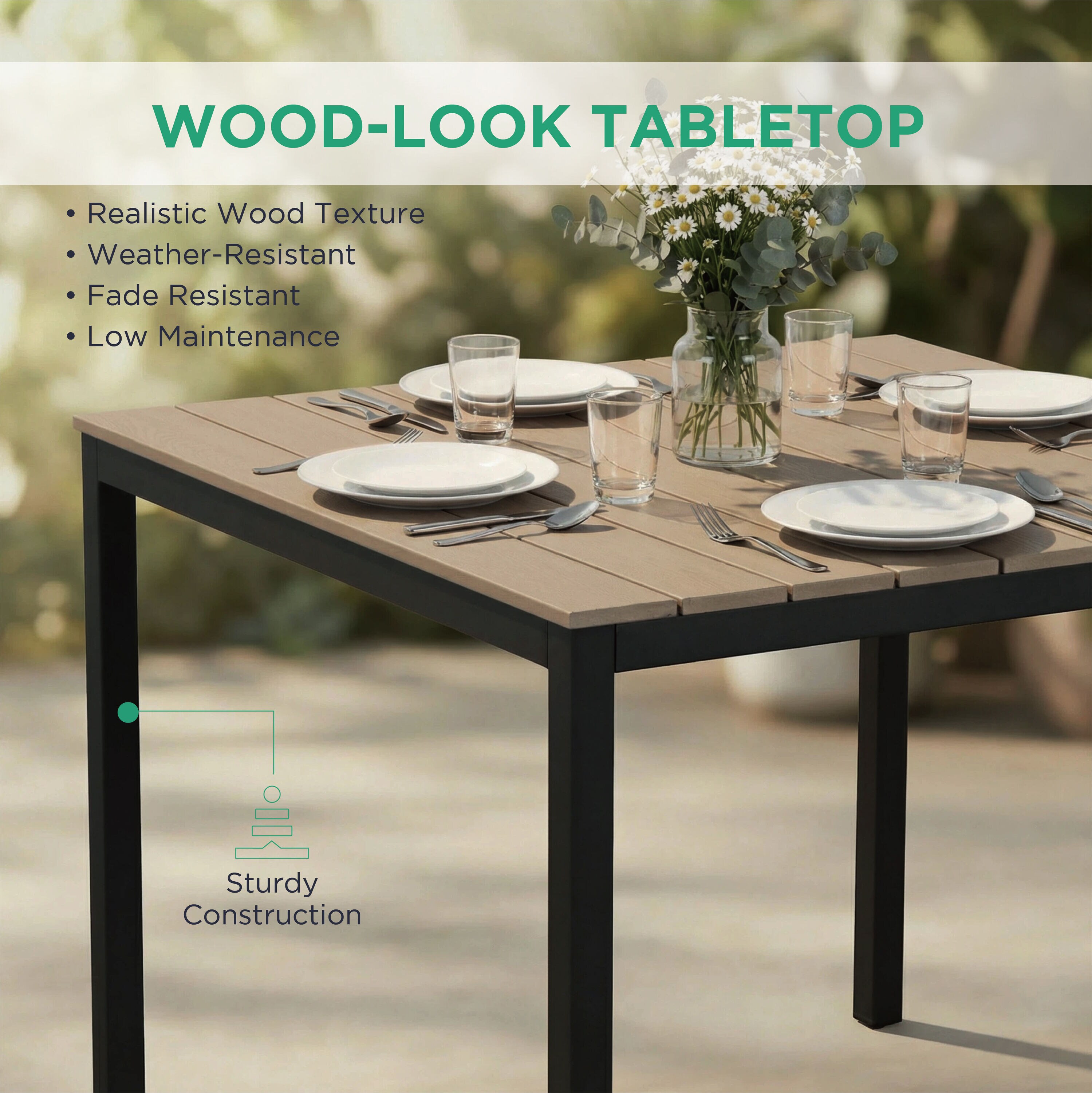 AE Outdoor 4RQ1095L-GRAY Patio-Dining-Sets - View #7