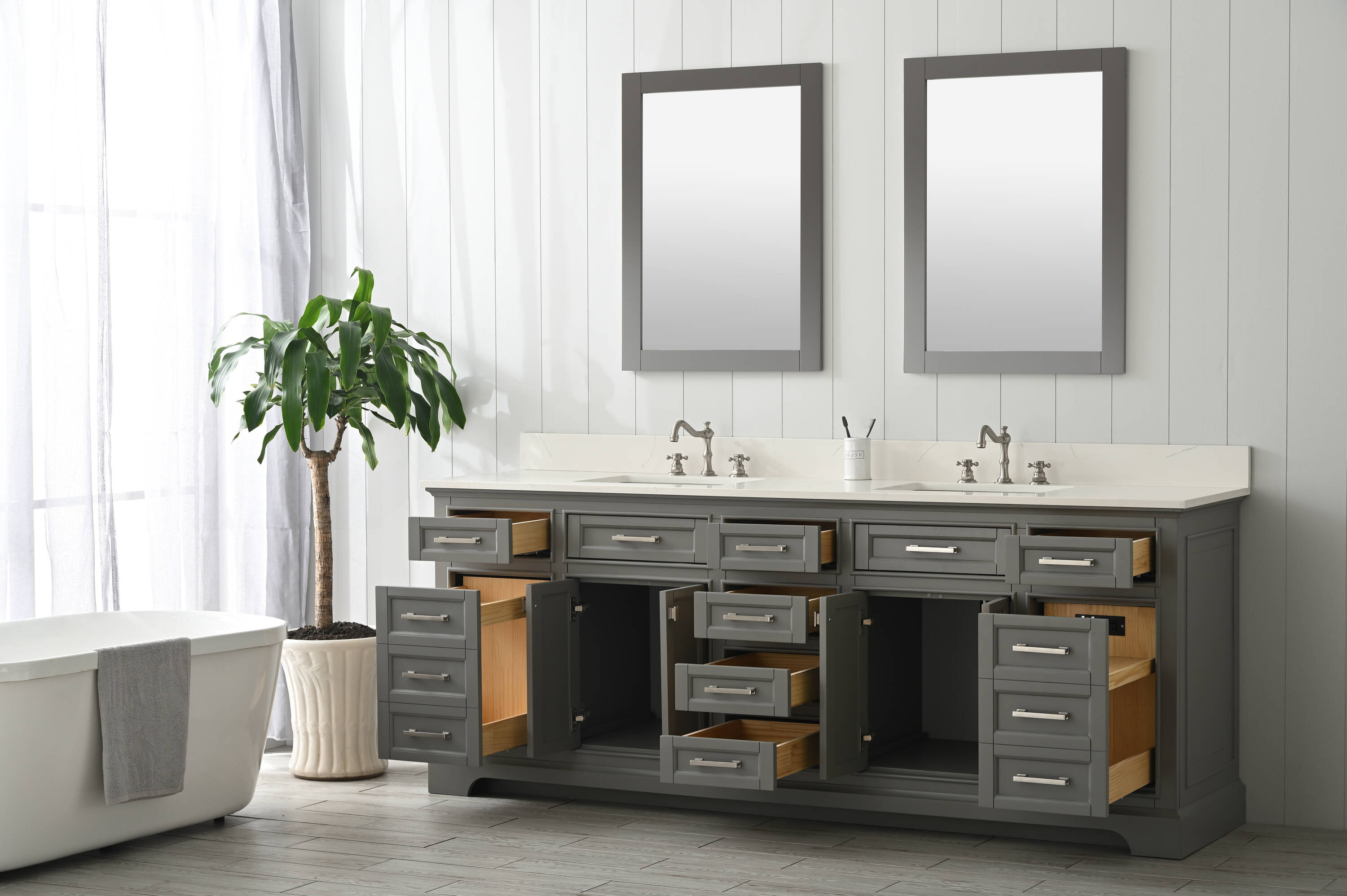 Design Element ML-84-GY Bath-Vanity-Combo - View #15
