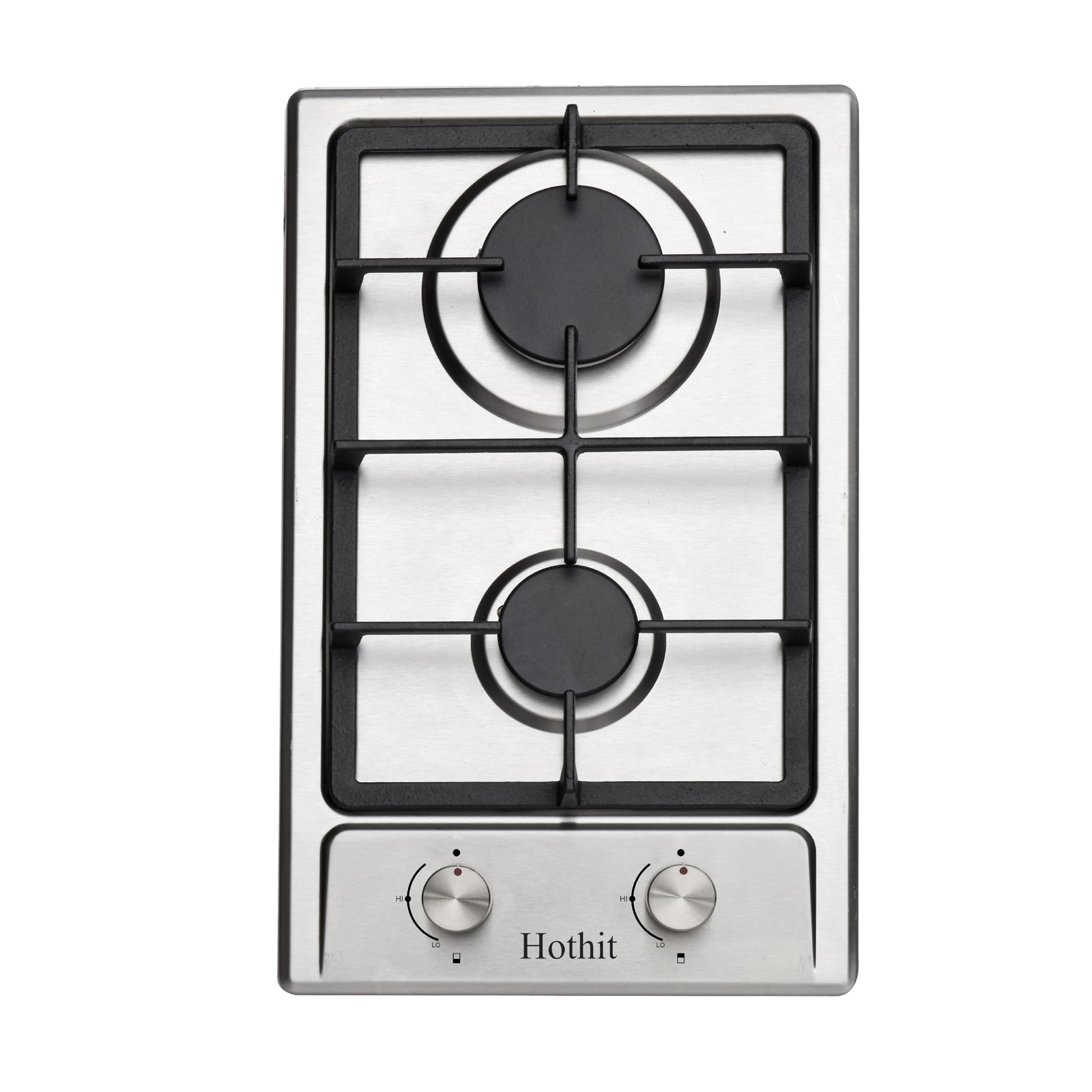 Damerin JQ875 12-in 2 burners Stainless steel Gas Cooktop