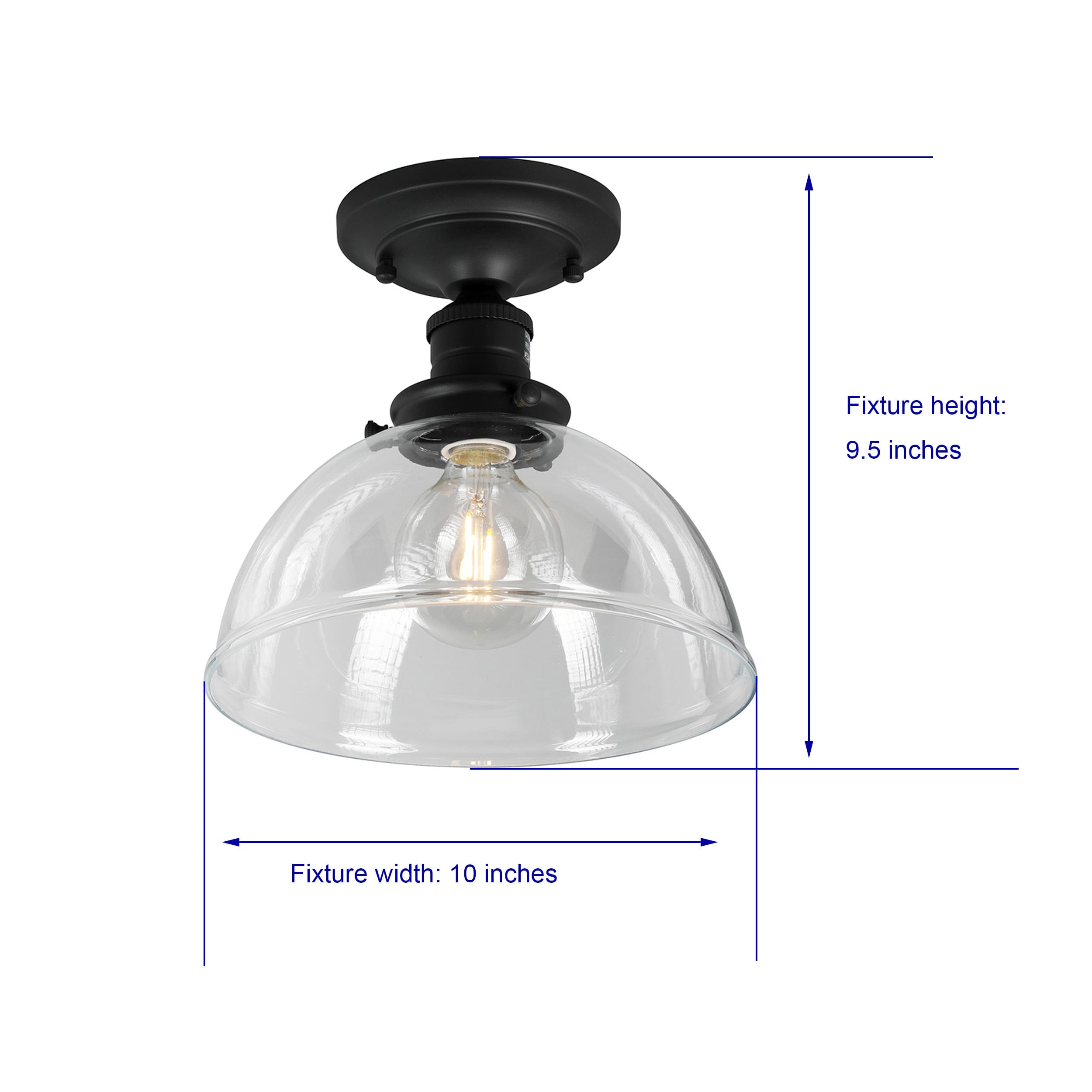 allen + roth KLH8001AX-01 flushmounts - View #4