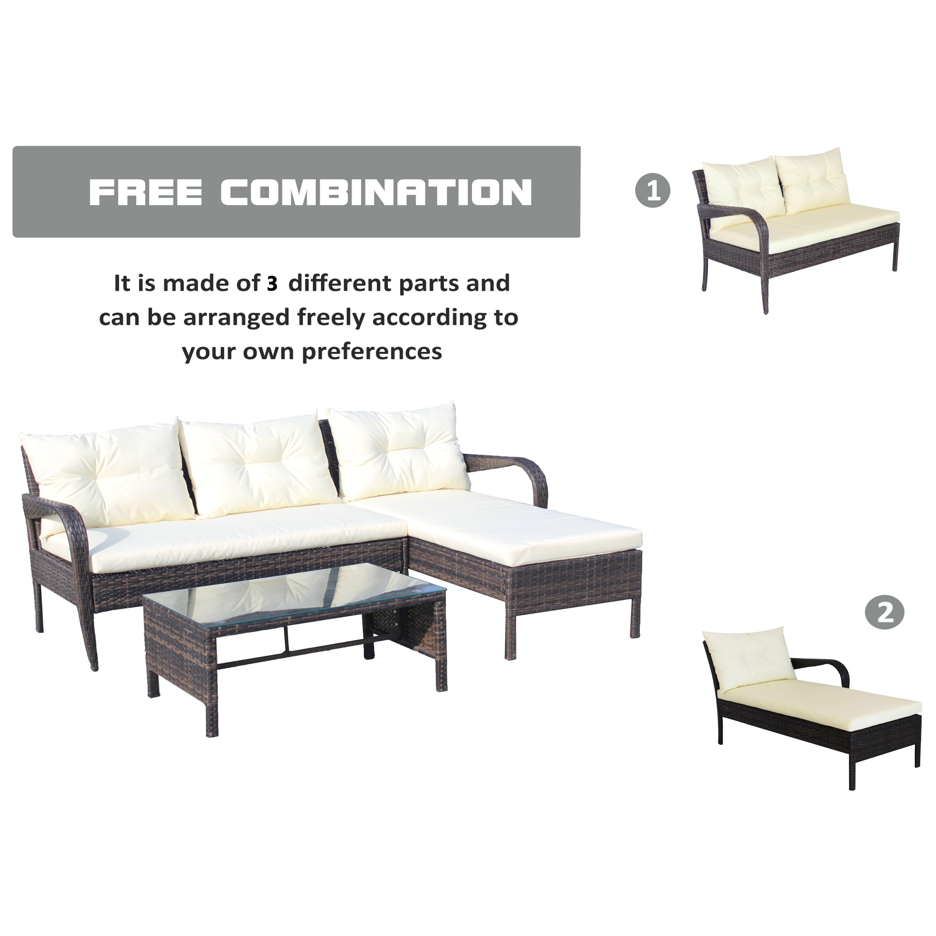 BABOOM BOM-966894-OR Patio-Conversation-Sets - View #6