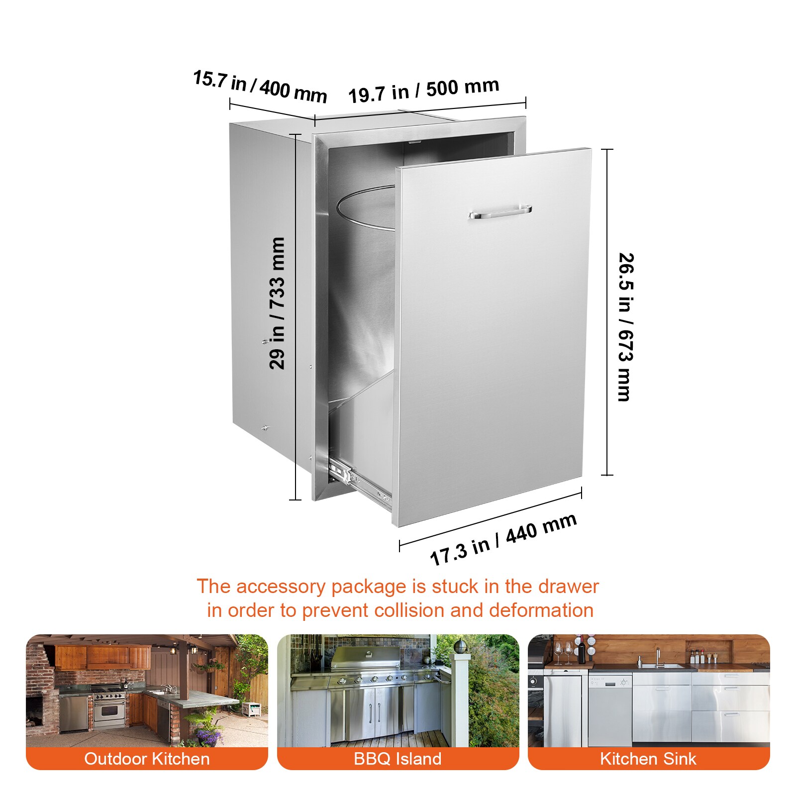 VEVOR SCCTGLJCTGDT00005V0 Modular-Outdoor-Kitchens - View #7